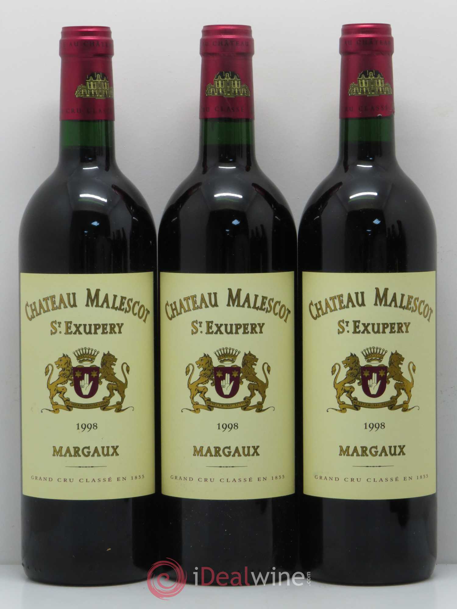 Château Malescot Saint-Exupéry 3ème Grand Cru Classé 1998 - Lot de 12 bouteilles - 3
