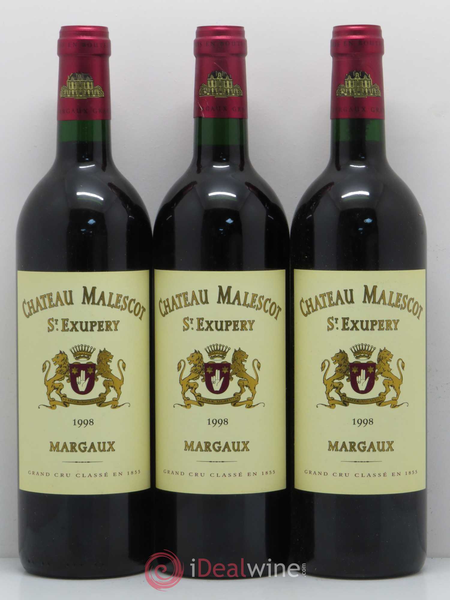Château Malescot Saint-Exupéry 3ème Grand Cru Classé 1998 - Lotto di 12 bottiglie - 4