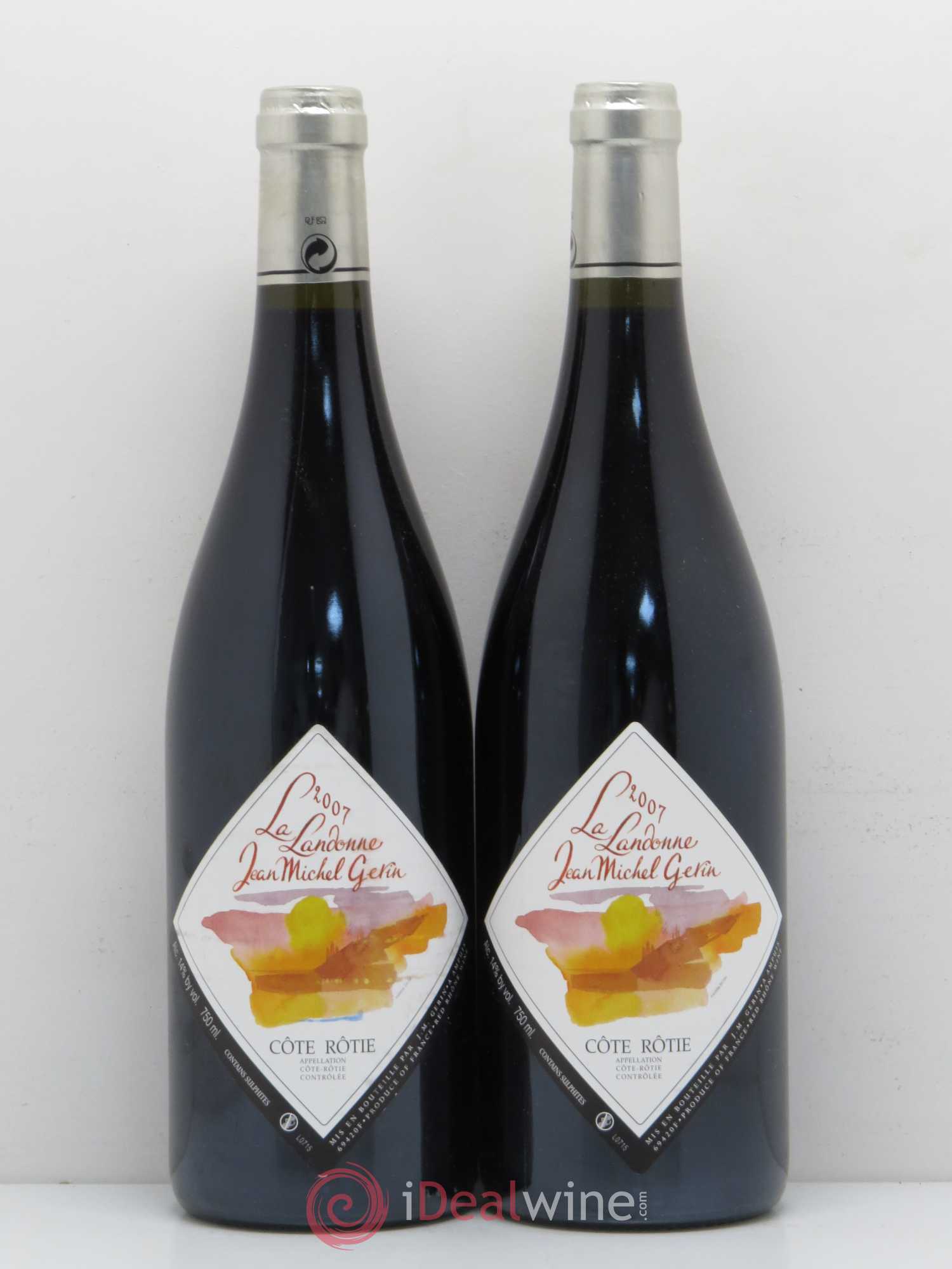 Côte-Rôtie La Landonne Jean-Michel Gerin 2007 - Lot de 2 bouteilles - 0