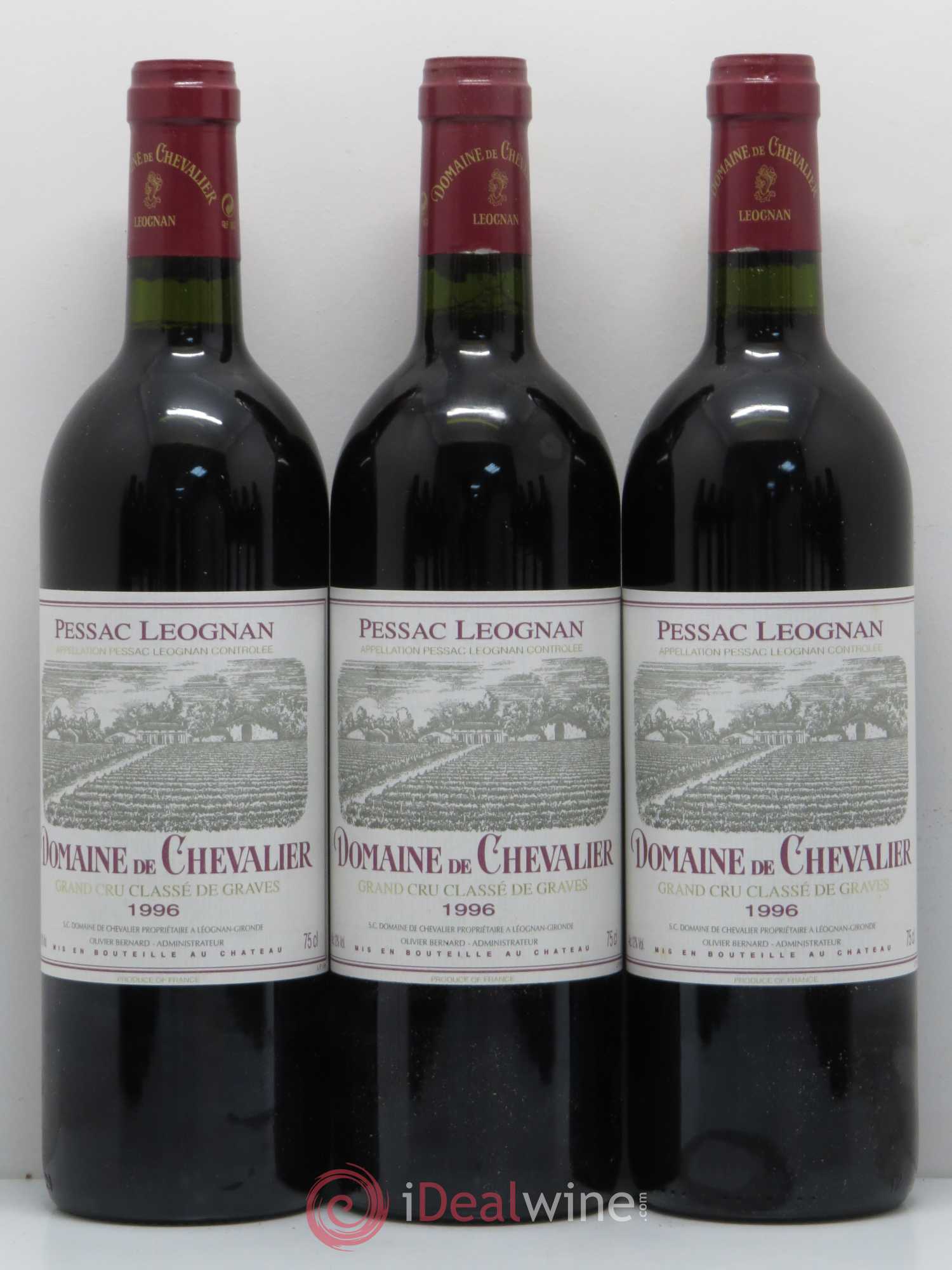 Domaine de Chevalier Cru Classé de Graves 1996 - Lot de 12 bouteilles - 1