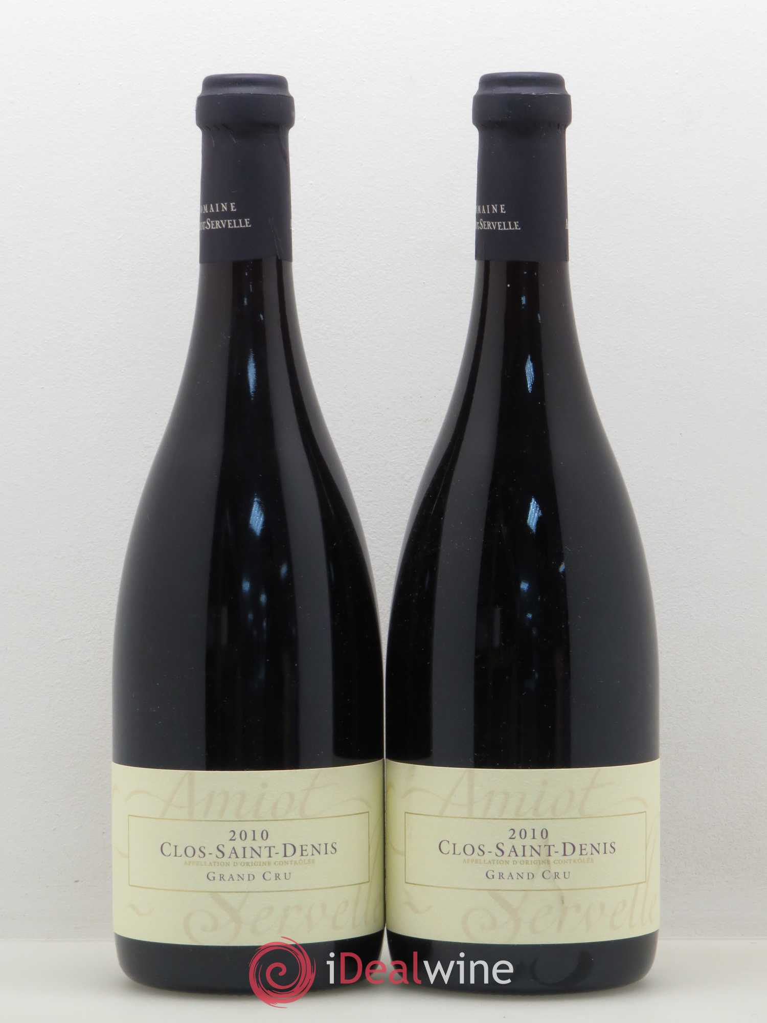Clos Saint-Denis Grand Cru Amiot Servelle 2010 - Lot de 2 bouteilles - 0