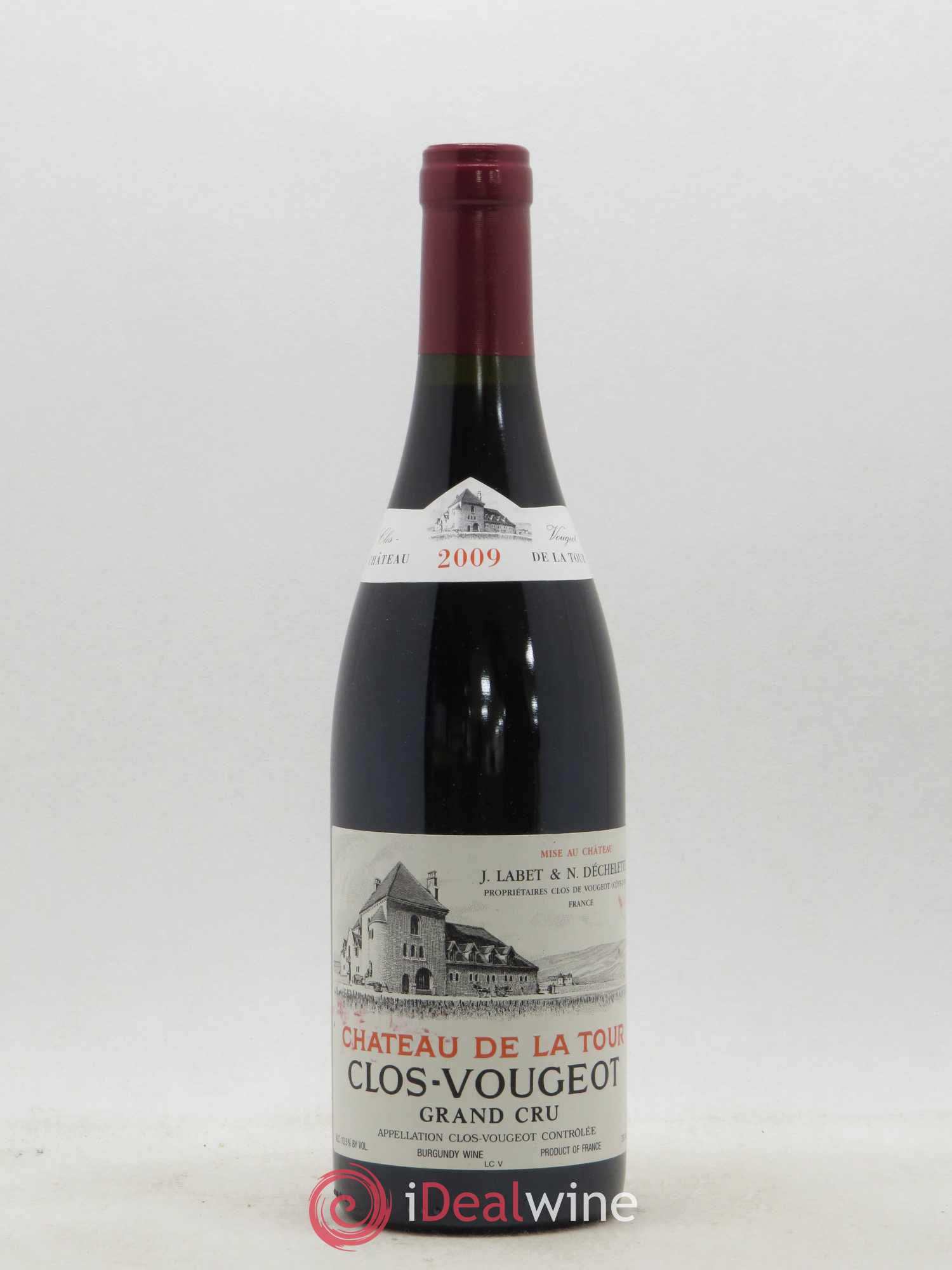 Clos de Vougeot Grand Cru Château de La Tour 2009 - Lot de 1 bouteille - 0