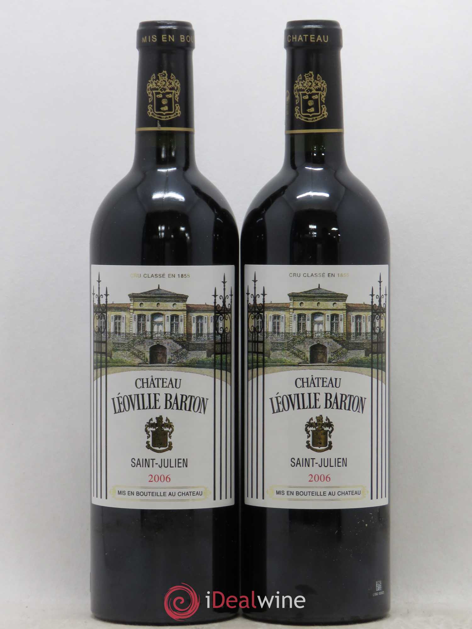 Château Léoville Barton 2ème Grand Cru Classé 2006 - Lot de 2 bouteilles - 0