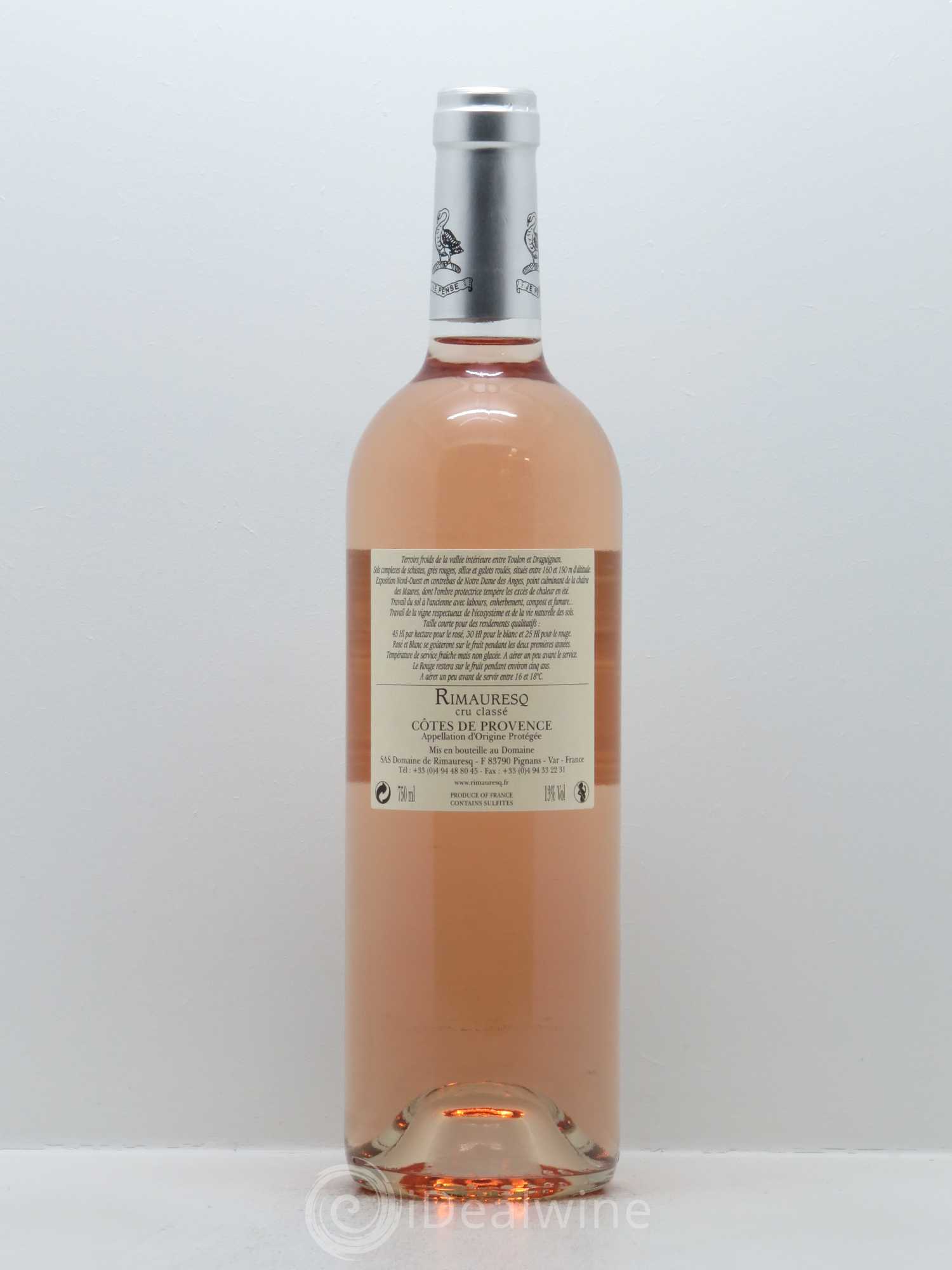 Côtes de Provence Rimauresq Cru Classé 2016 - Posten von 1 Flasche - 1