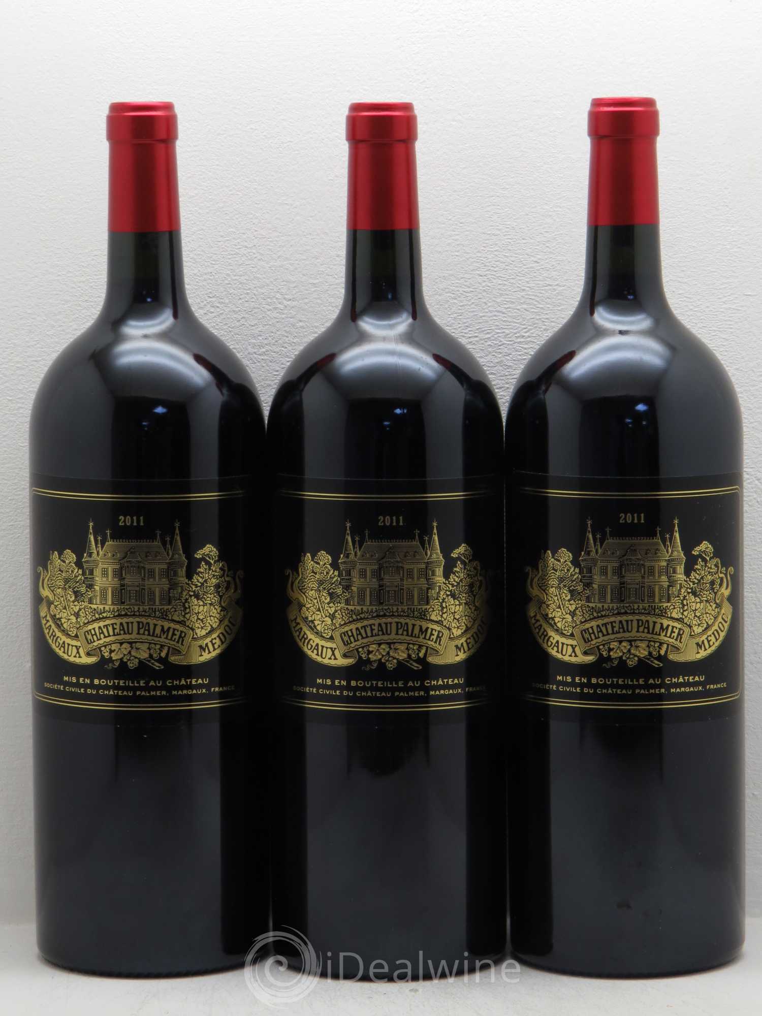 Château Palmer 3ème Grand Cru Classé 2011 - Lot de 3 magnums - 0