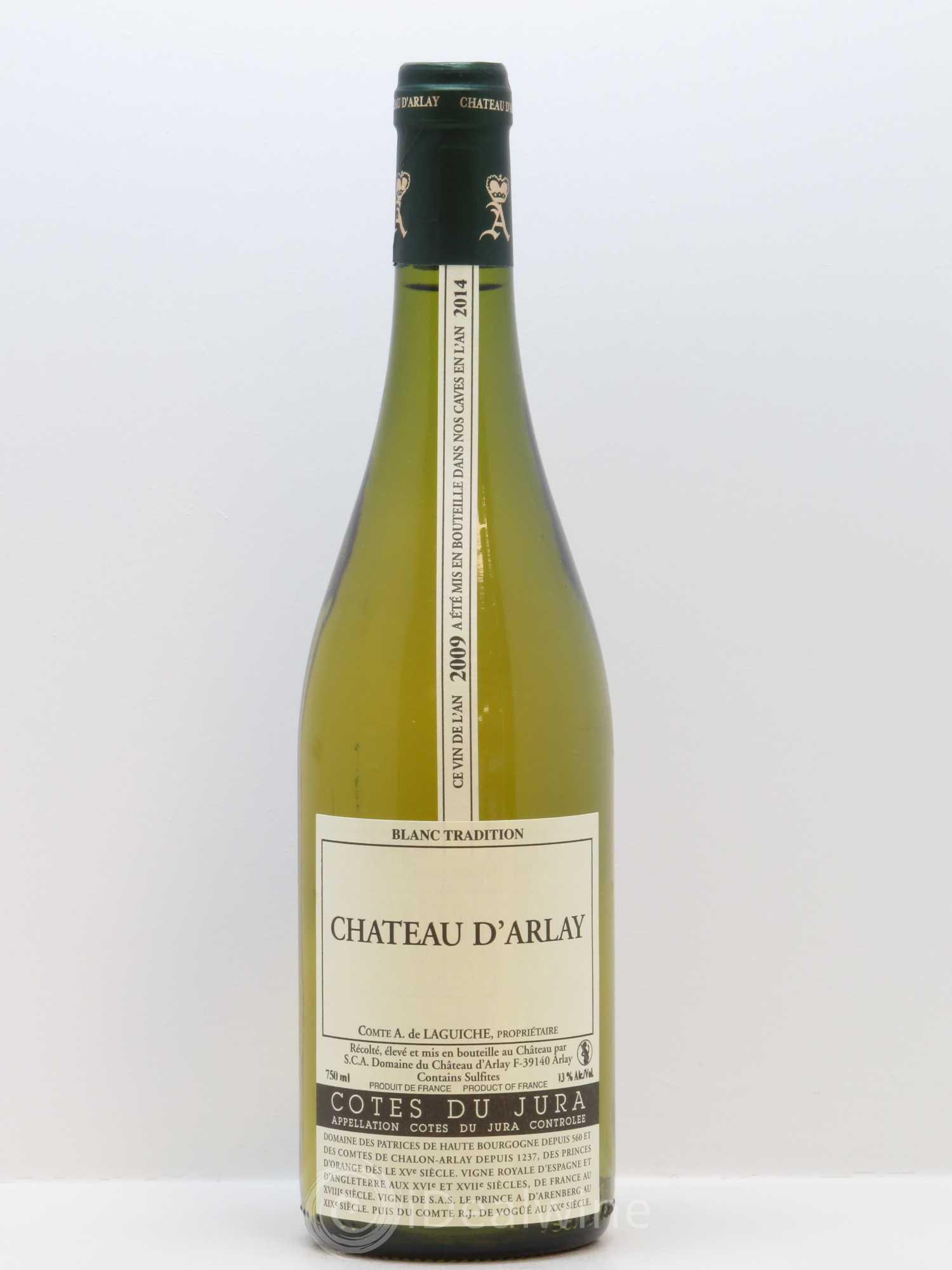 Côtes du Jura Blanc Tradition Château d'Arlay 2009 - Posten von 1 Flasche - 0