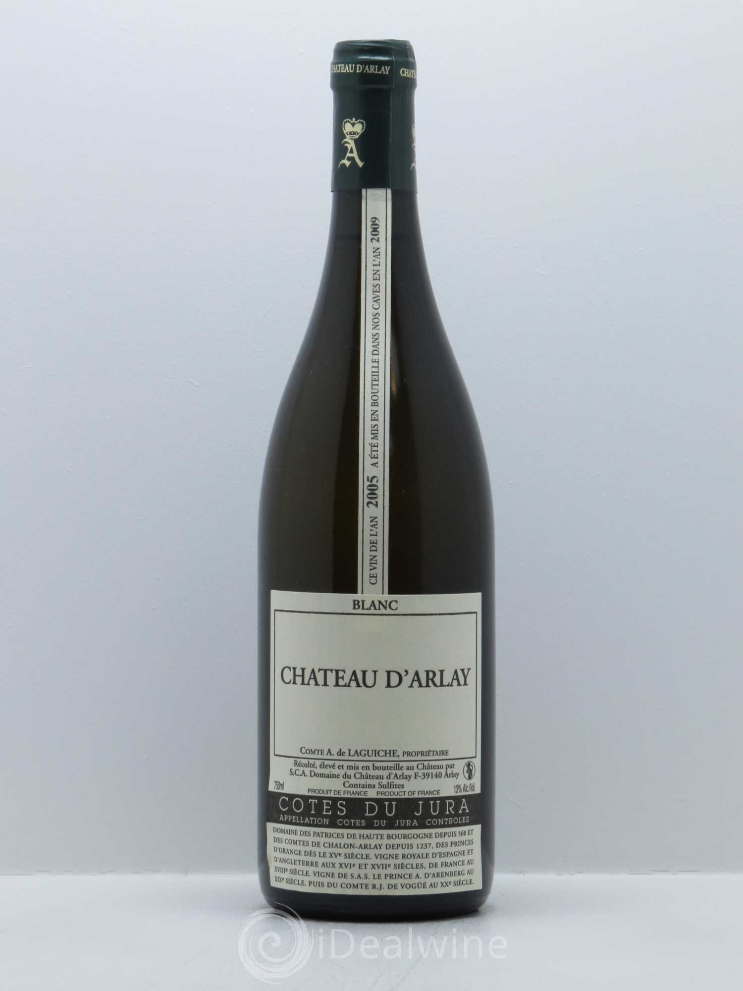 Côtes du Jura Blanc Tradition Château d'Arlay 2005 - Lot de 1 bouteille - 0