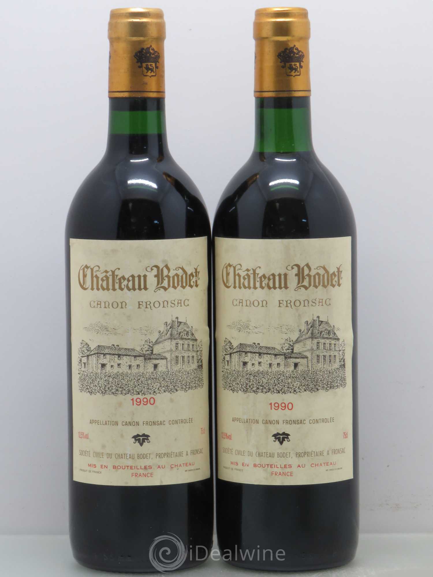 Canon-Fronsac Château Bodet 1990 - Posten von 2 Flaschen - 0