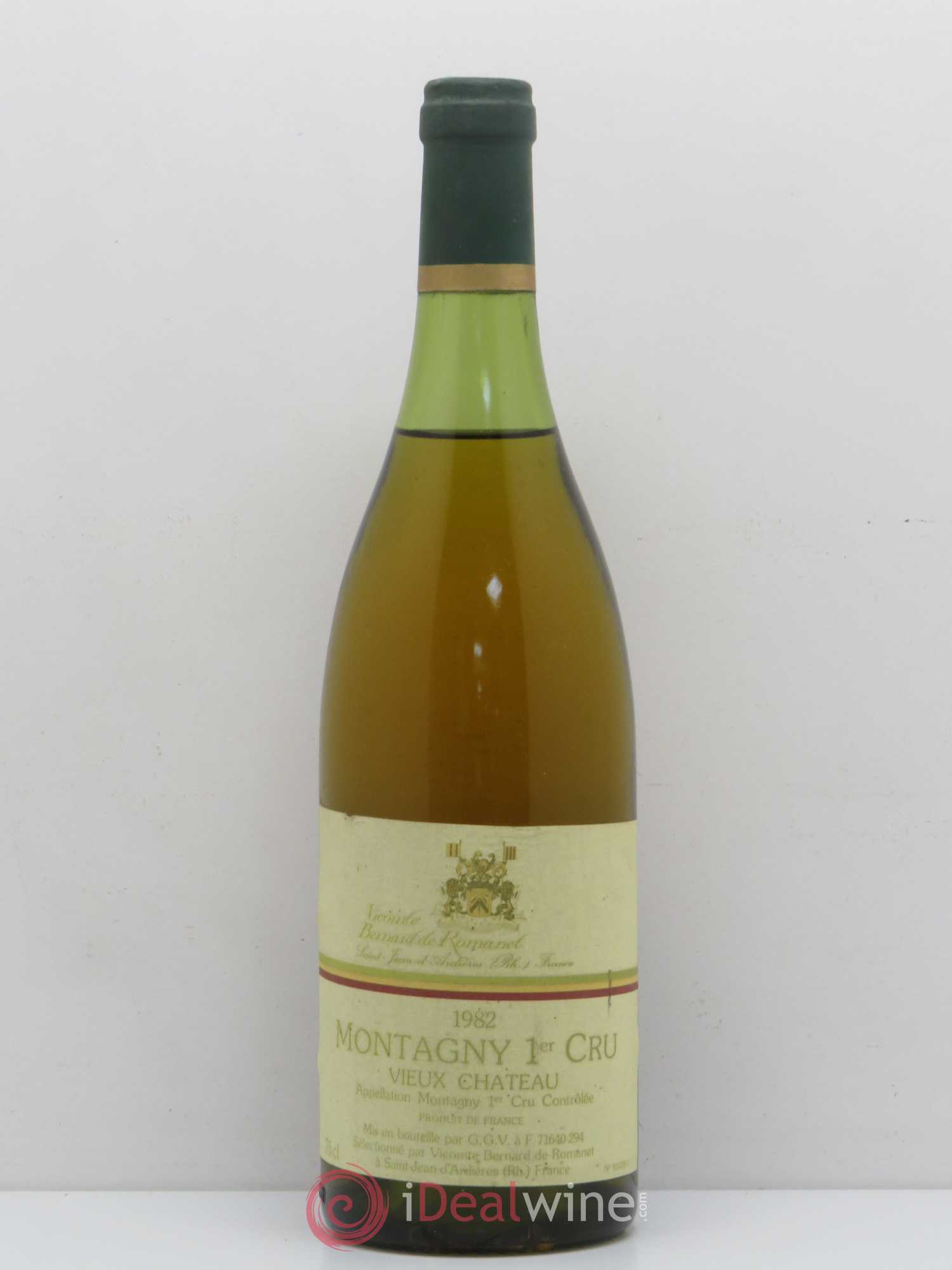Montagny 1er Cru Vieux Château (sans prix de réserve) 1982 - Posten von 1 Flasche - 0
