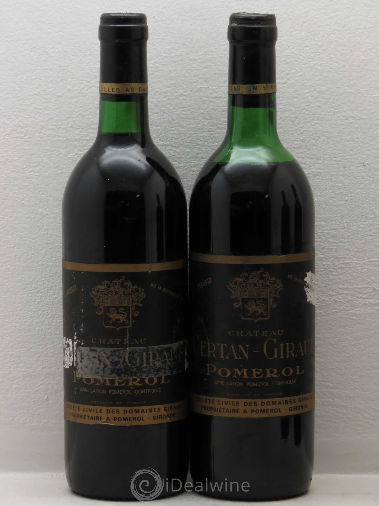 Château Certan Giraud 1982 - Lot de 4 bouteilles - 1