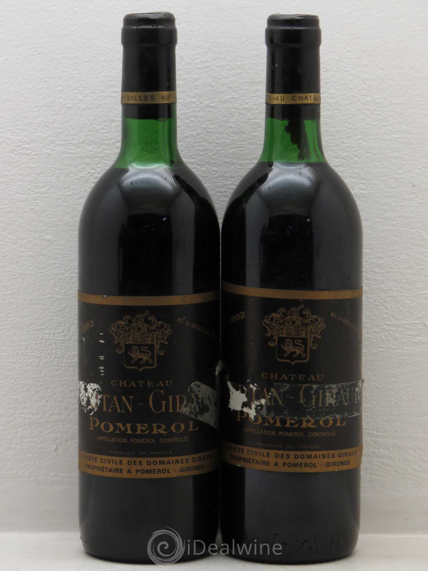 Château Certan Giraud 1982 - Lot de 4 bouteilles - 2