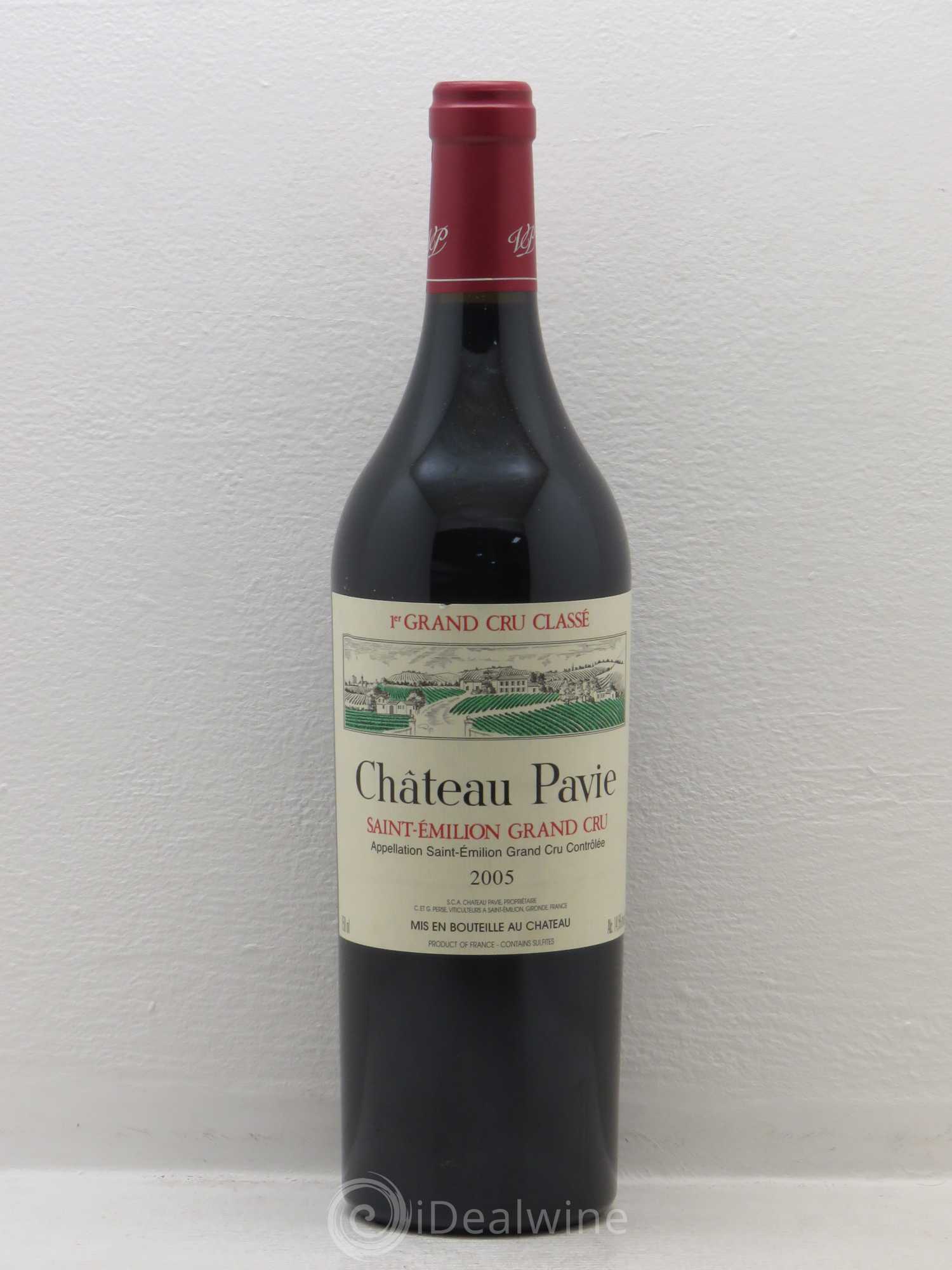 Château Pavie 1er Grand Cru Classé A 2005 - Lot de 1 bouteille - 0
