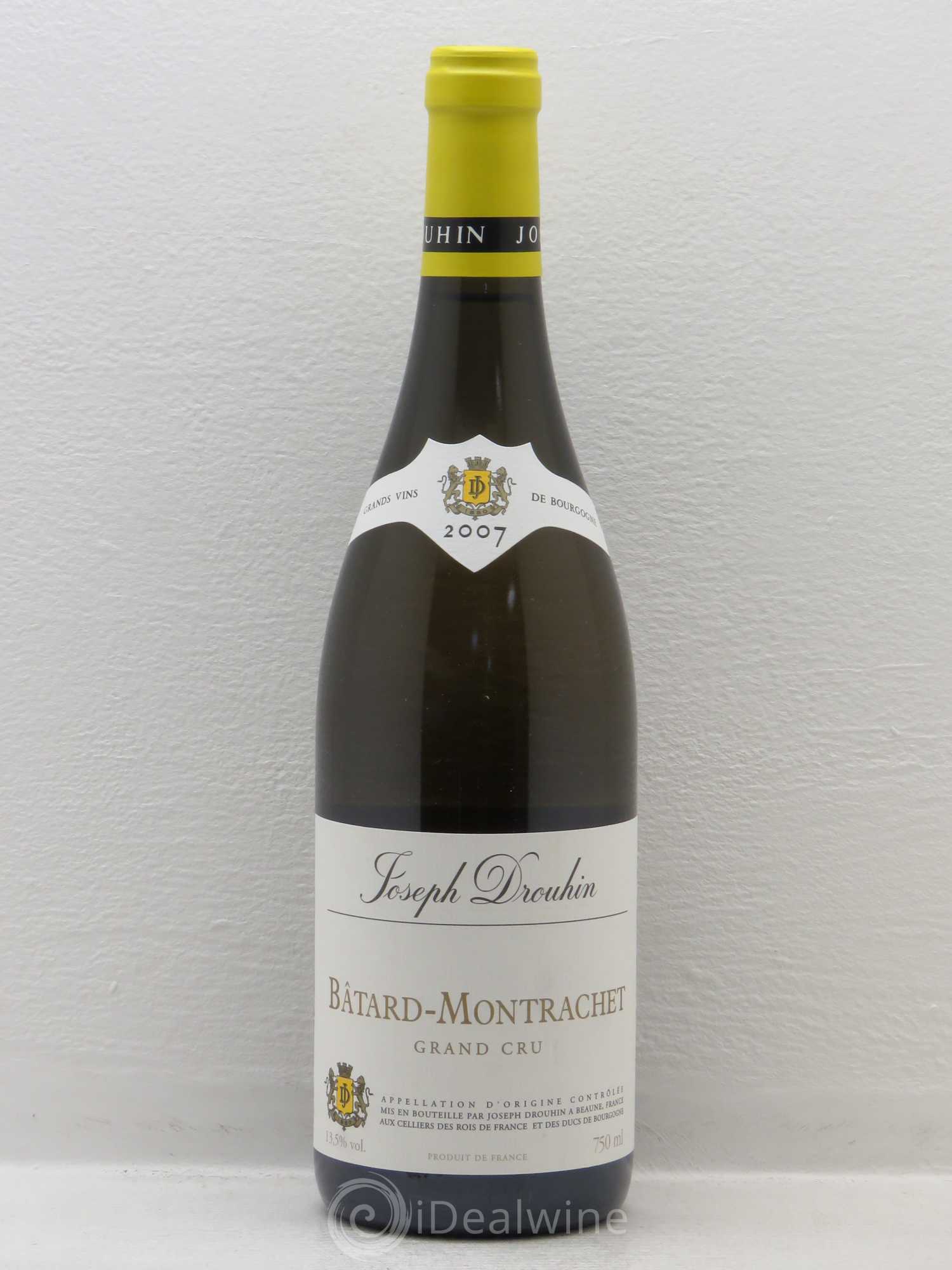 Bâtard-Montrachet Grand Cru Joseph Drouhin 2007 - Lot de 1 bouteille - 0