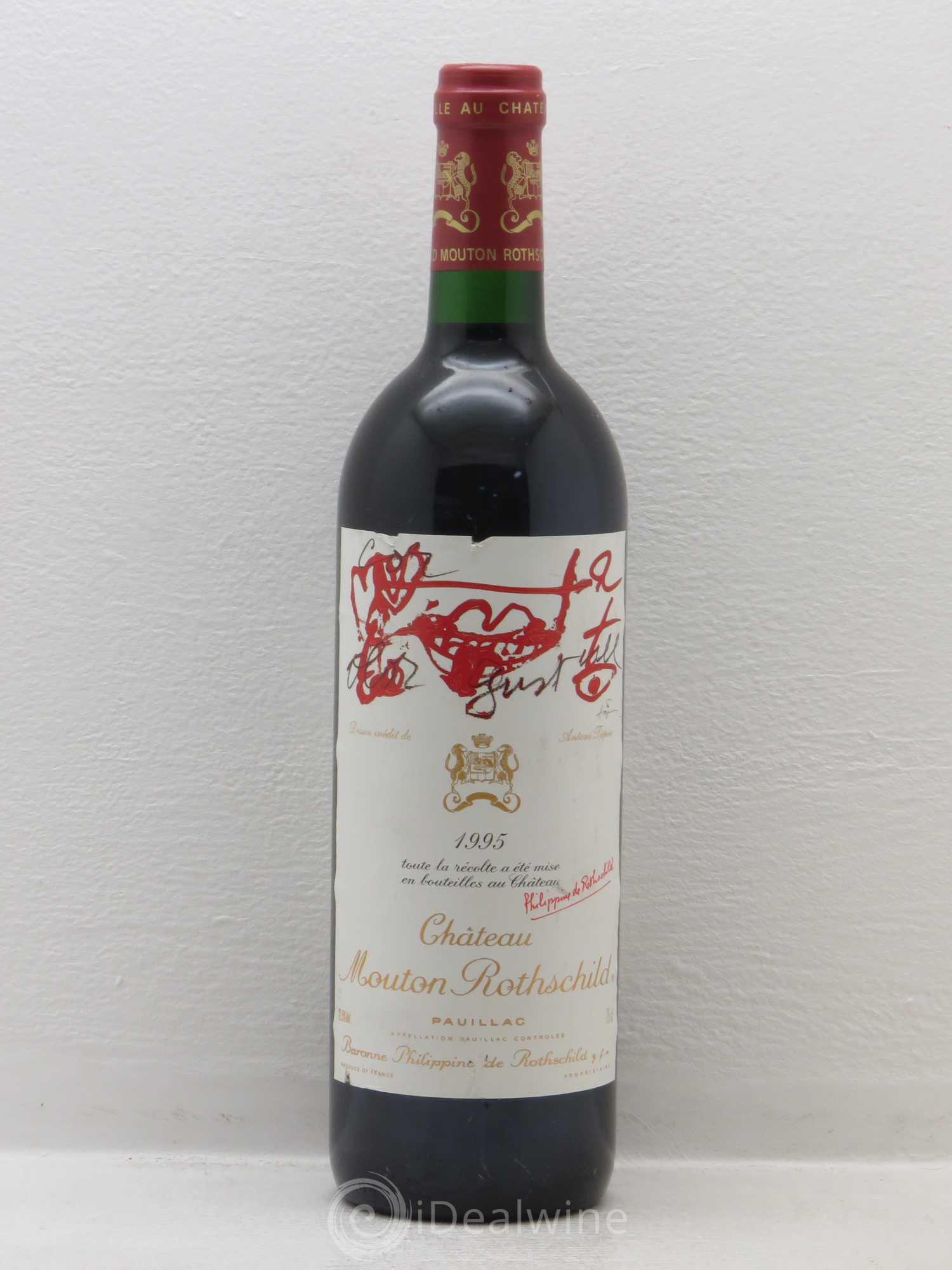 Château Mouton Rothschild 1er Grand Cru Classé 1995 - Lot de 1 bouteille - 0