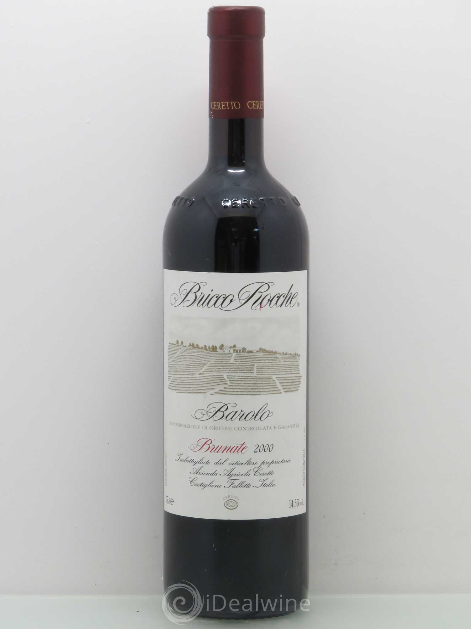Barolo Bricco Roche Brunate 2000 - Lot de 1 bouteille - 0