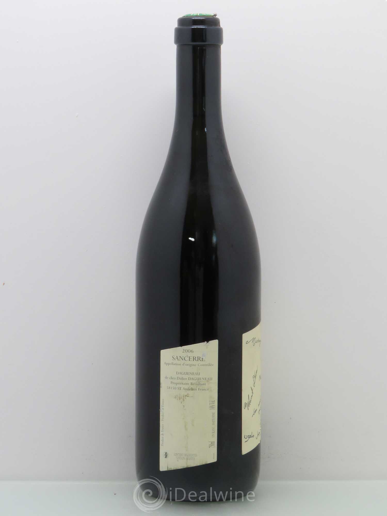 Sancerre Le Mont Damné Chavignol Dagueneau (Domaine Didier - Louis-Benjamin) 2006 - Lot de 1 bouteille - 1