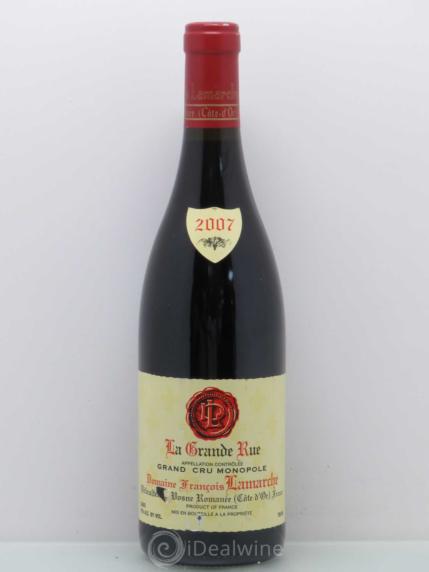 La Grande Rue Grand Cru Lamarche (Domaine) 2007 - Lot de 1 bouteille - 0