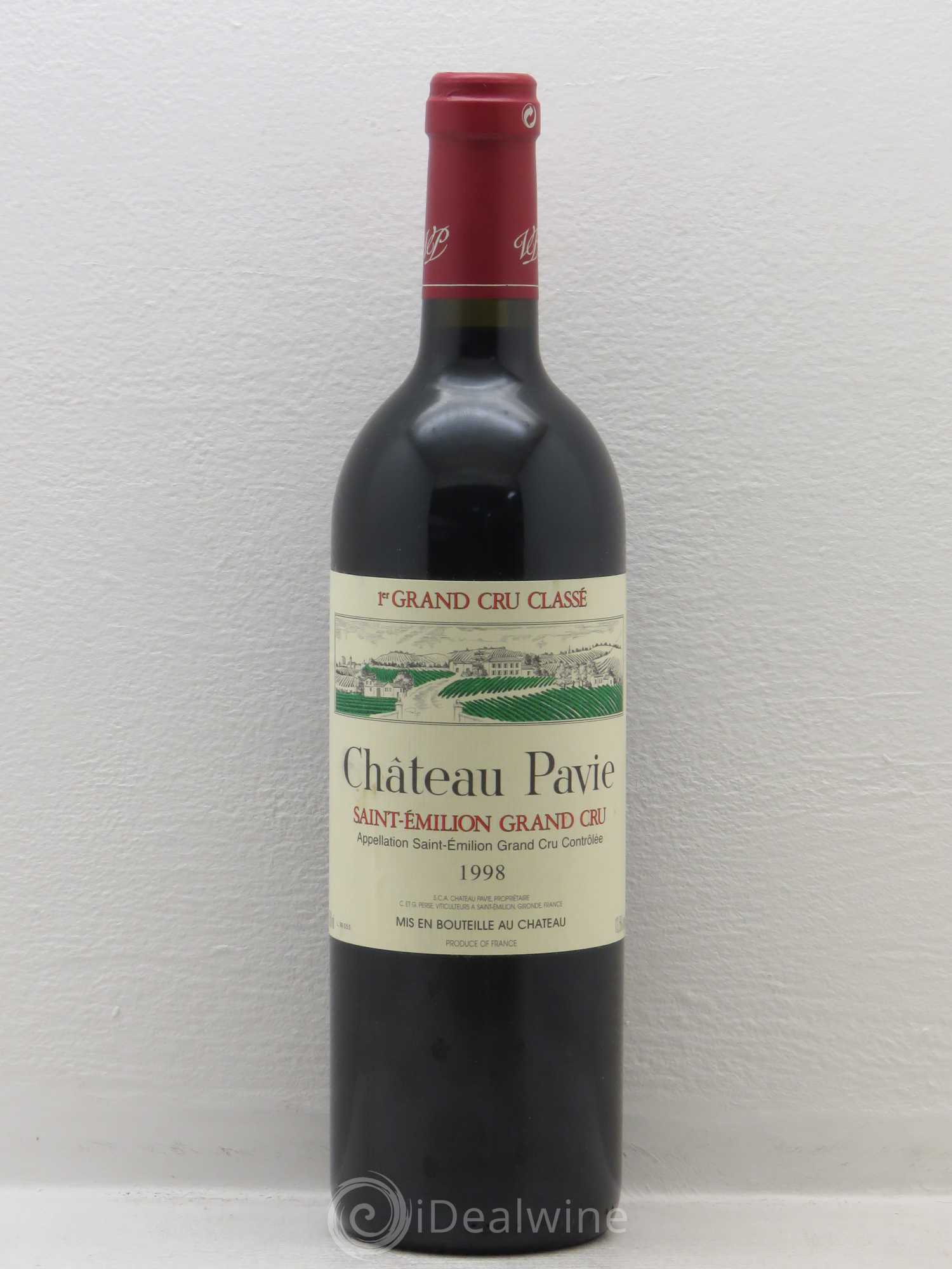 Château Pavie 1er Grand Cru Classé A 1998 - Lot de 1 bouteille - 0