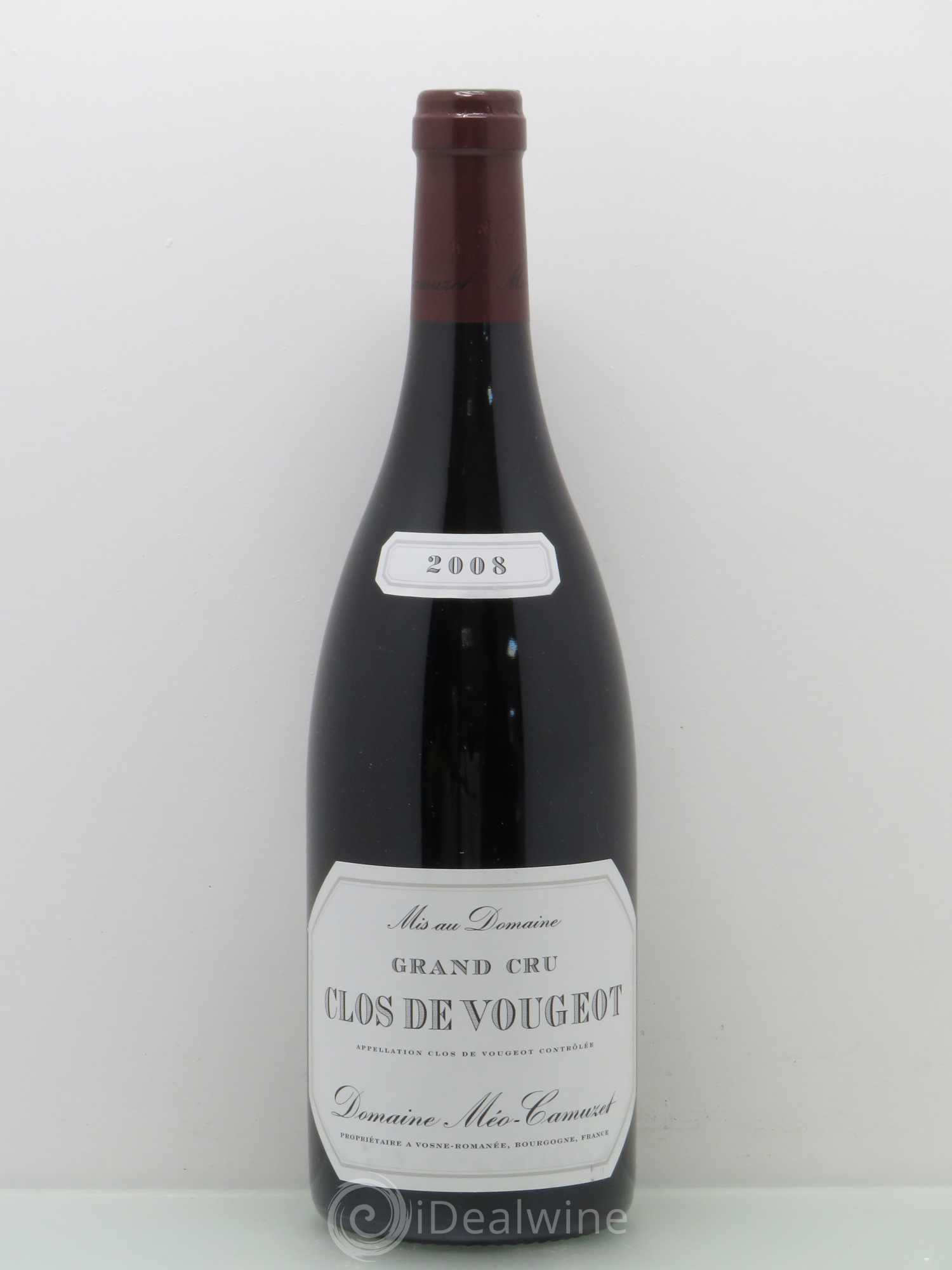Clos de Vougeot Grand Cru Méo-Camuzet (Domaine) 2008 - Lotto di 1 bottiglia - 0