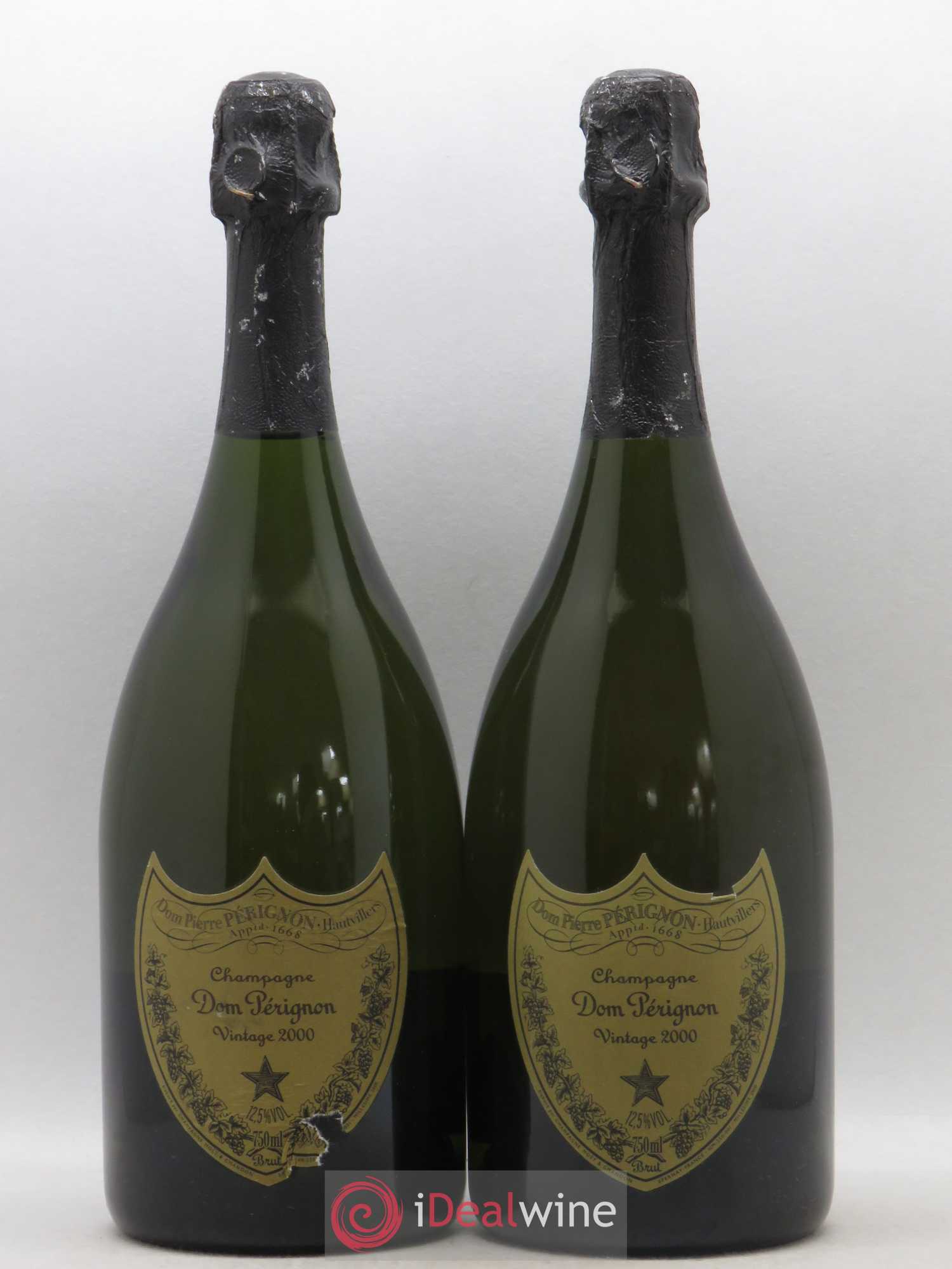 Brut Dom Pérignon 2000 - Lot de 2 bouteilles - 0