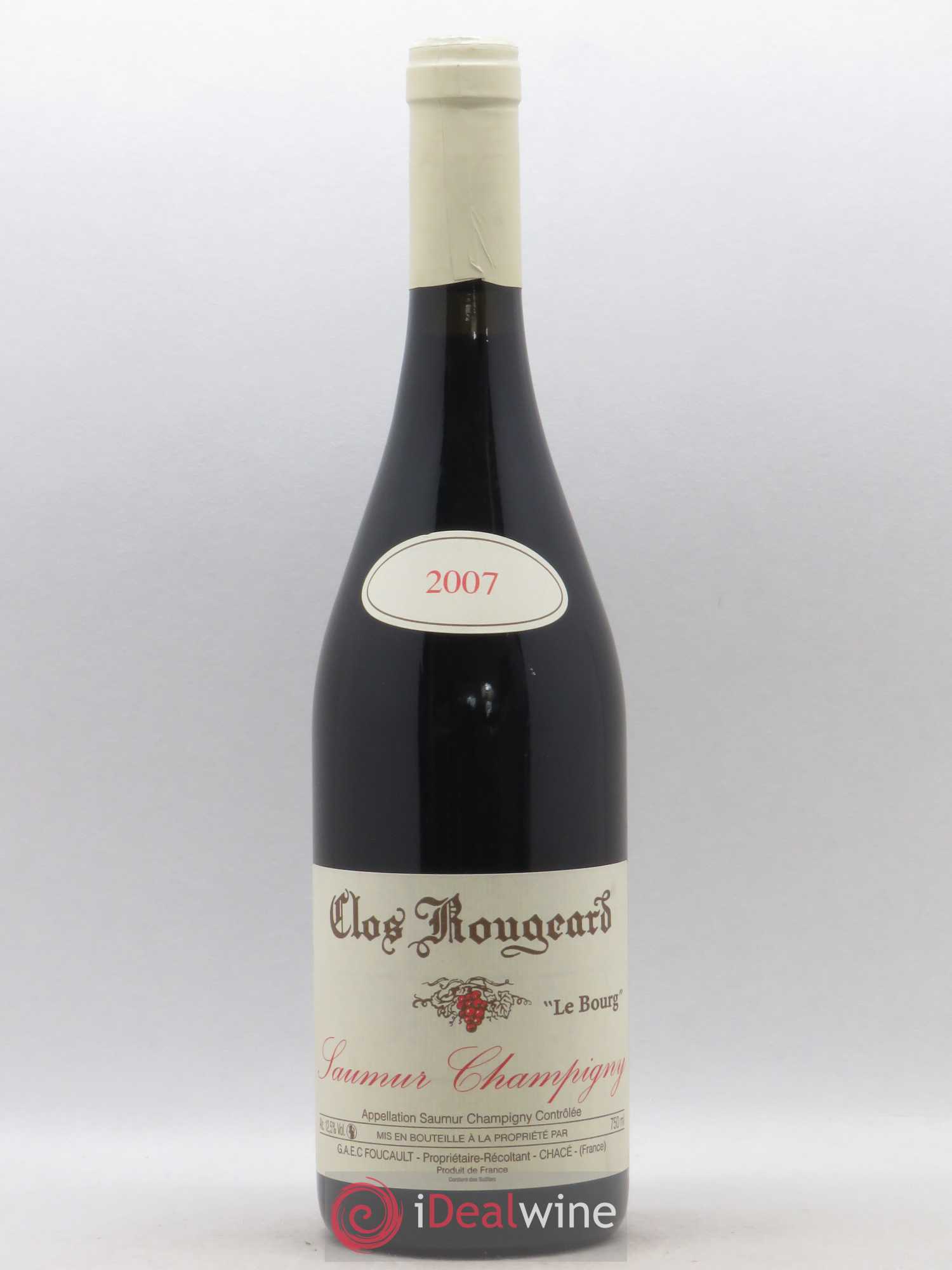 Saumur-Champigny Le Bourg Clos Rougeard 2007 - Lot de 1 bouteille - 0