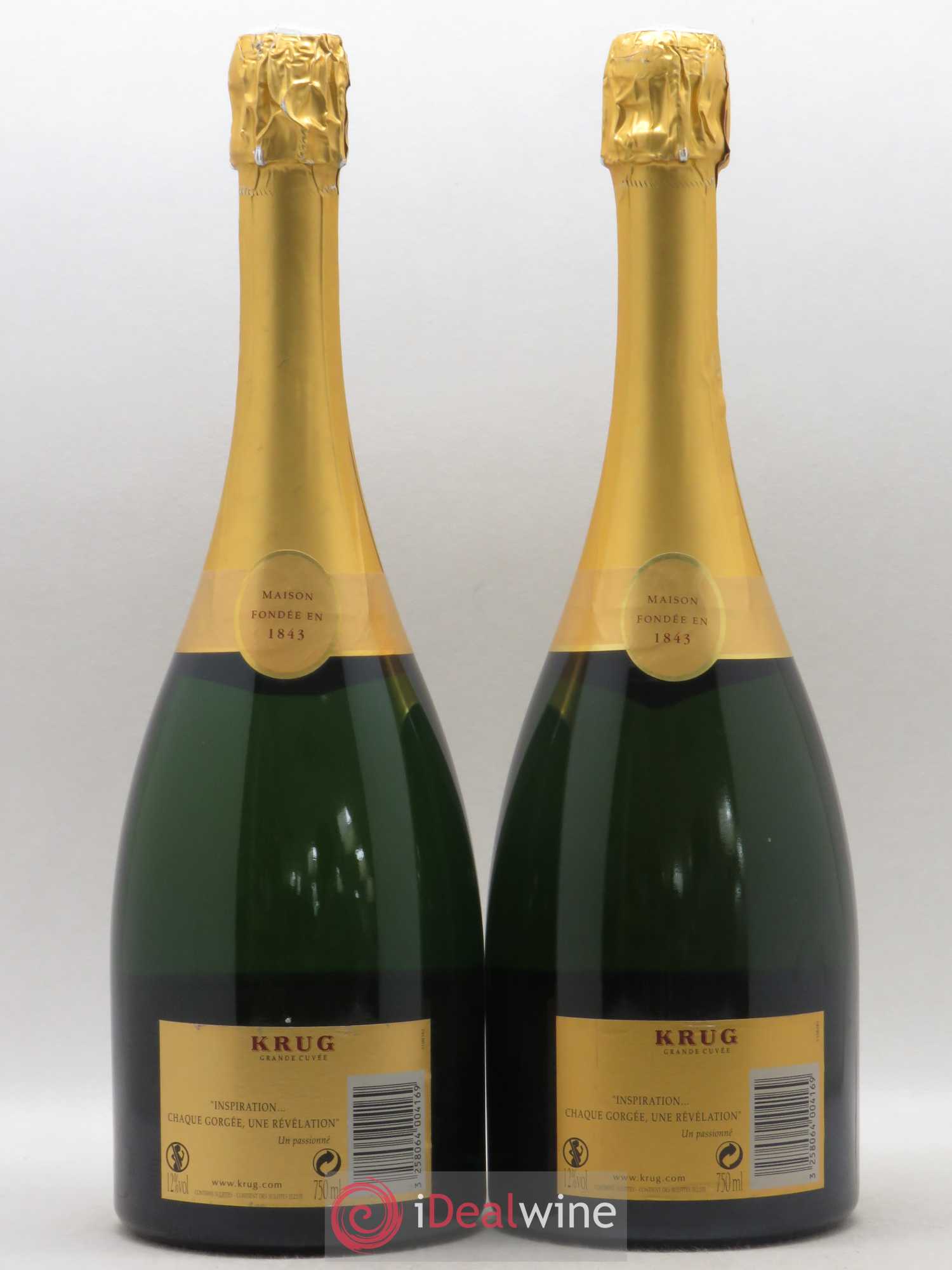 Grande Cuvée Brut Krug - Lot de 2 bouteilles - 1