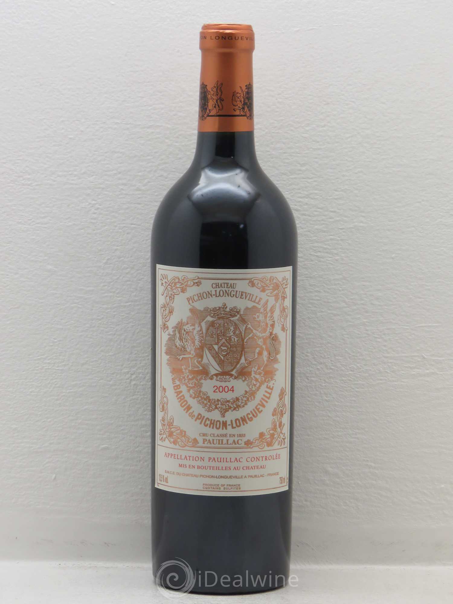 Pichon Longueville Baron 2ème Grand Cru Classé 2004 - Lot de 1 bouteille - 0