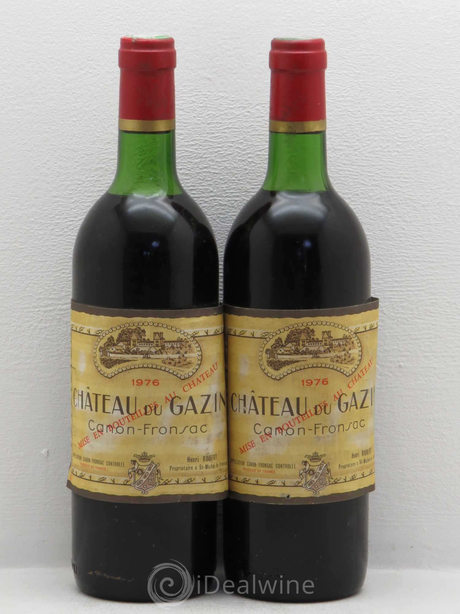 Canon-Fronsac 1976 - Posten von 2 Flaschen - 0