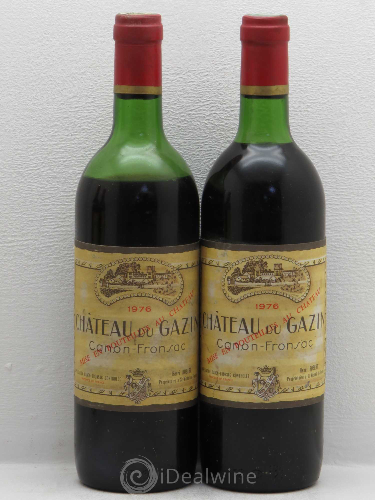 Canon-Fronsac 1976 - Posten von 4 Flaschen - 1