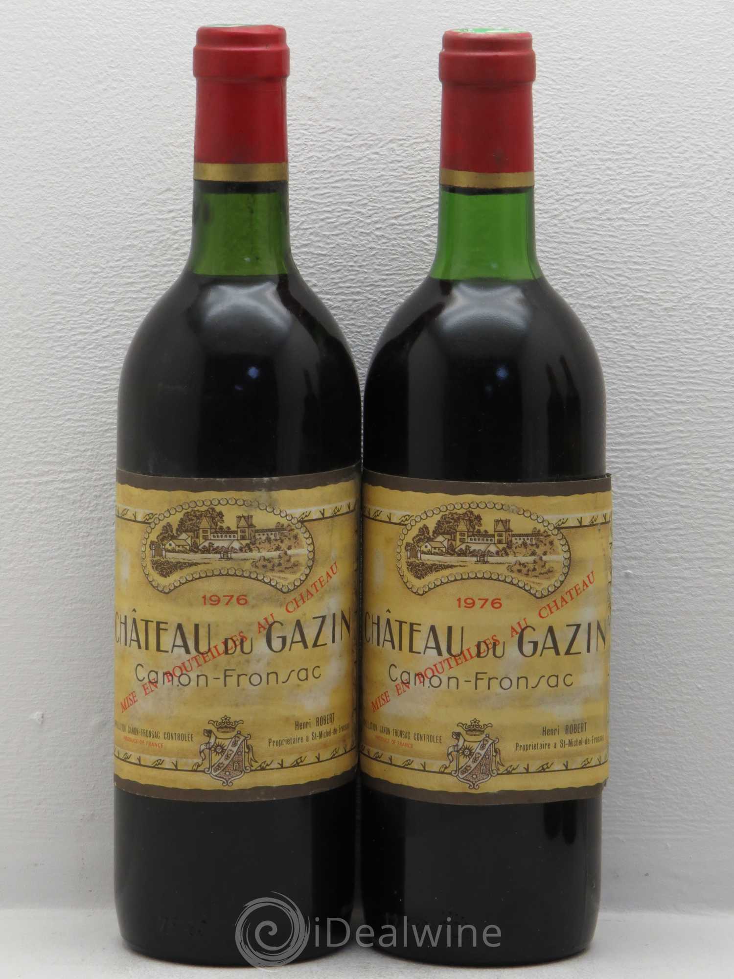 Canon-Fronsac 1976 - Posten von 4 Flaschen - 2