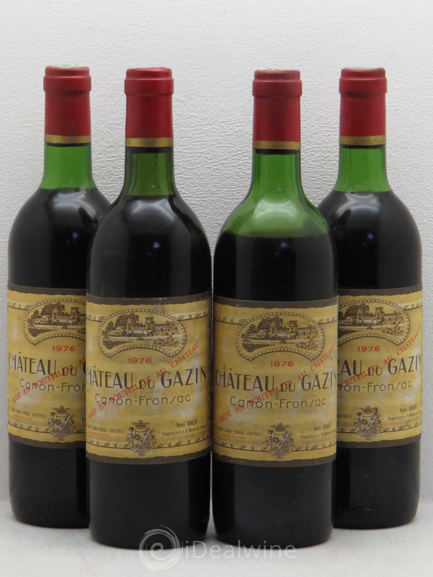 Canon-Fronsac 1976 - Posten von 4 Flaschen - 0
