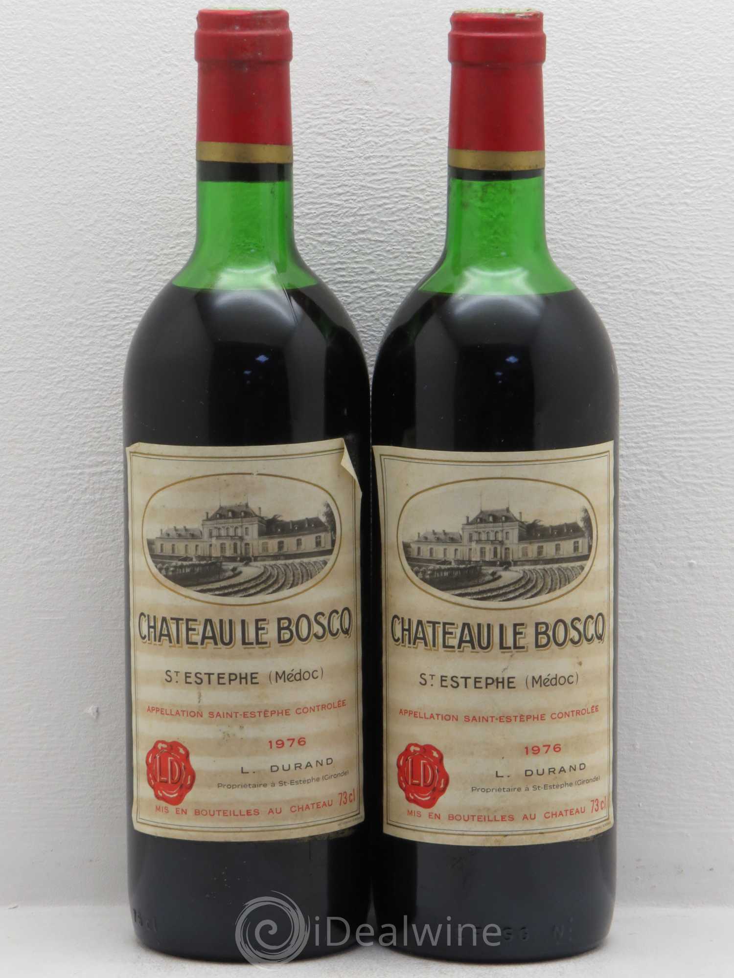 Château le Boscq Cru Bourgeois 1976 - Lot de 2 bouteilles - 0