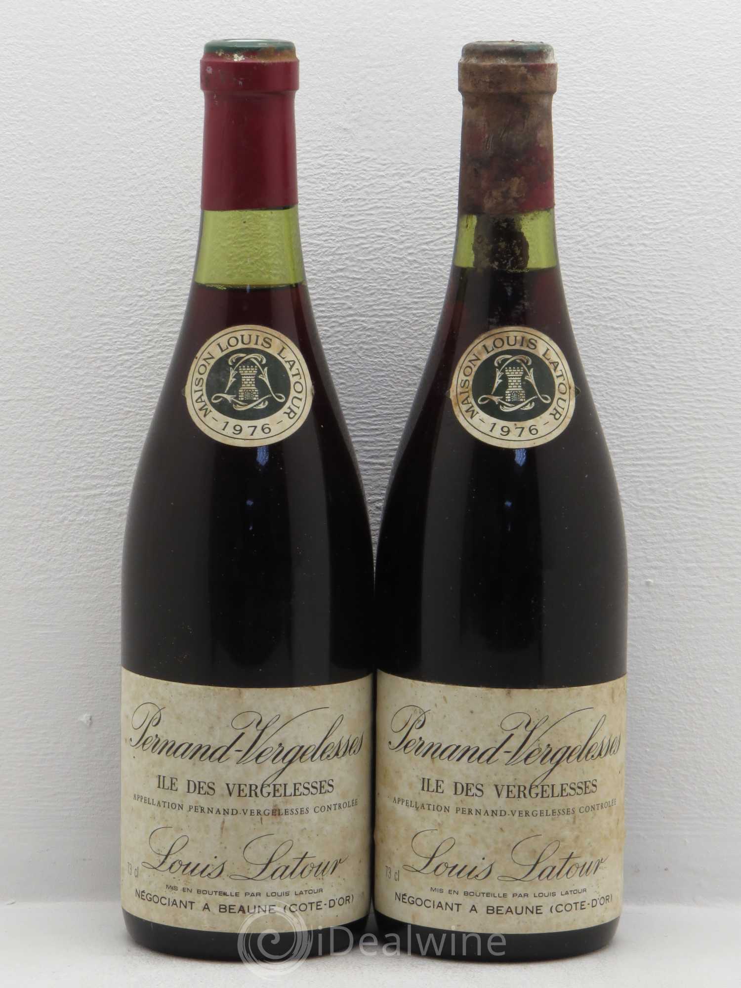 Pernand-Vergelesses Louis Latour 1976 - Lot de 2 bouteilles - 0