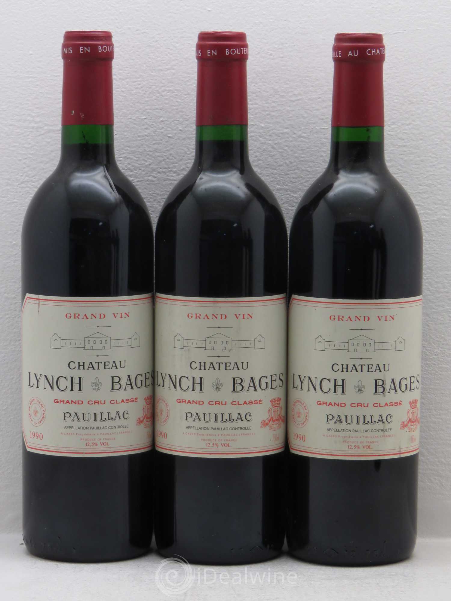 Château Lynch Bages 5ème Grand Cru Classé 1990 - Lot de 6 bouteilles - 2