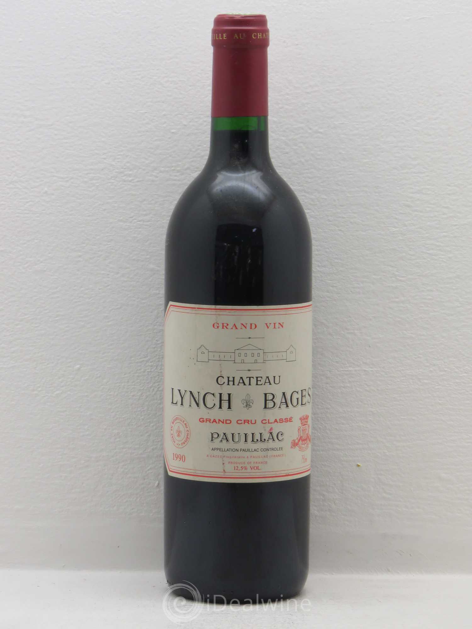 Château Lynch Bages 5ème Grand Cru Classé 1990 - Lot de 1 bouteille - 0