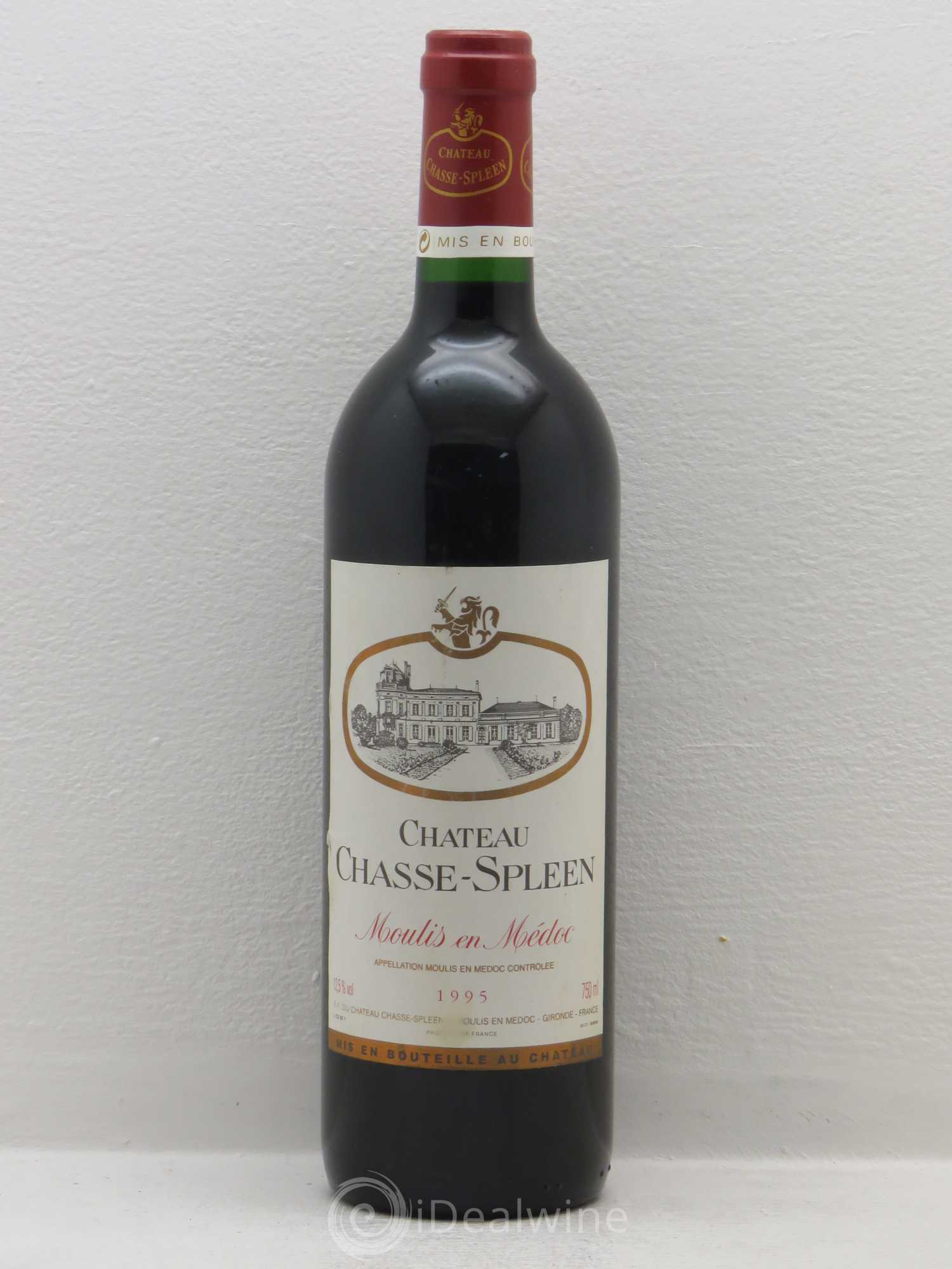 Château Chasse Spleen 1995 - Lot de 1 bouteille - 0