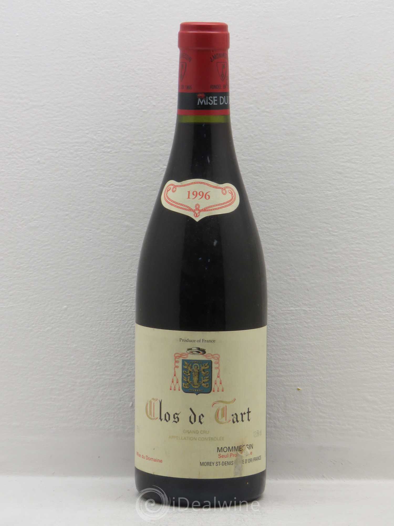 Clos de Tart Grand Cru Clos de Tart 1996 - Lot de 1 bouteille - 0
