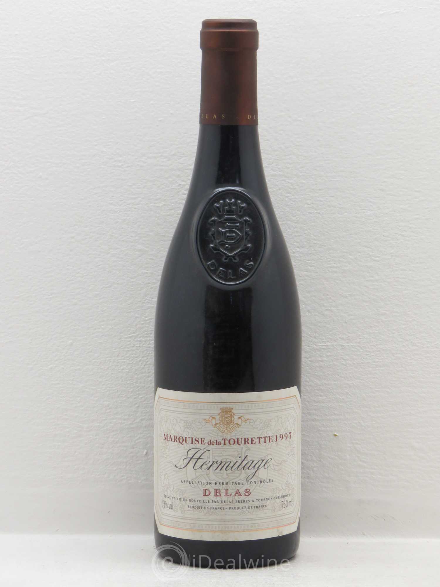 Hermitage Marquise de la Tourette Delas Frères 1997 - Lot de 1 bouteille - 0