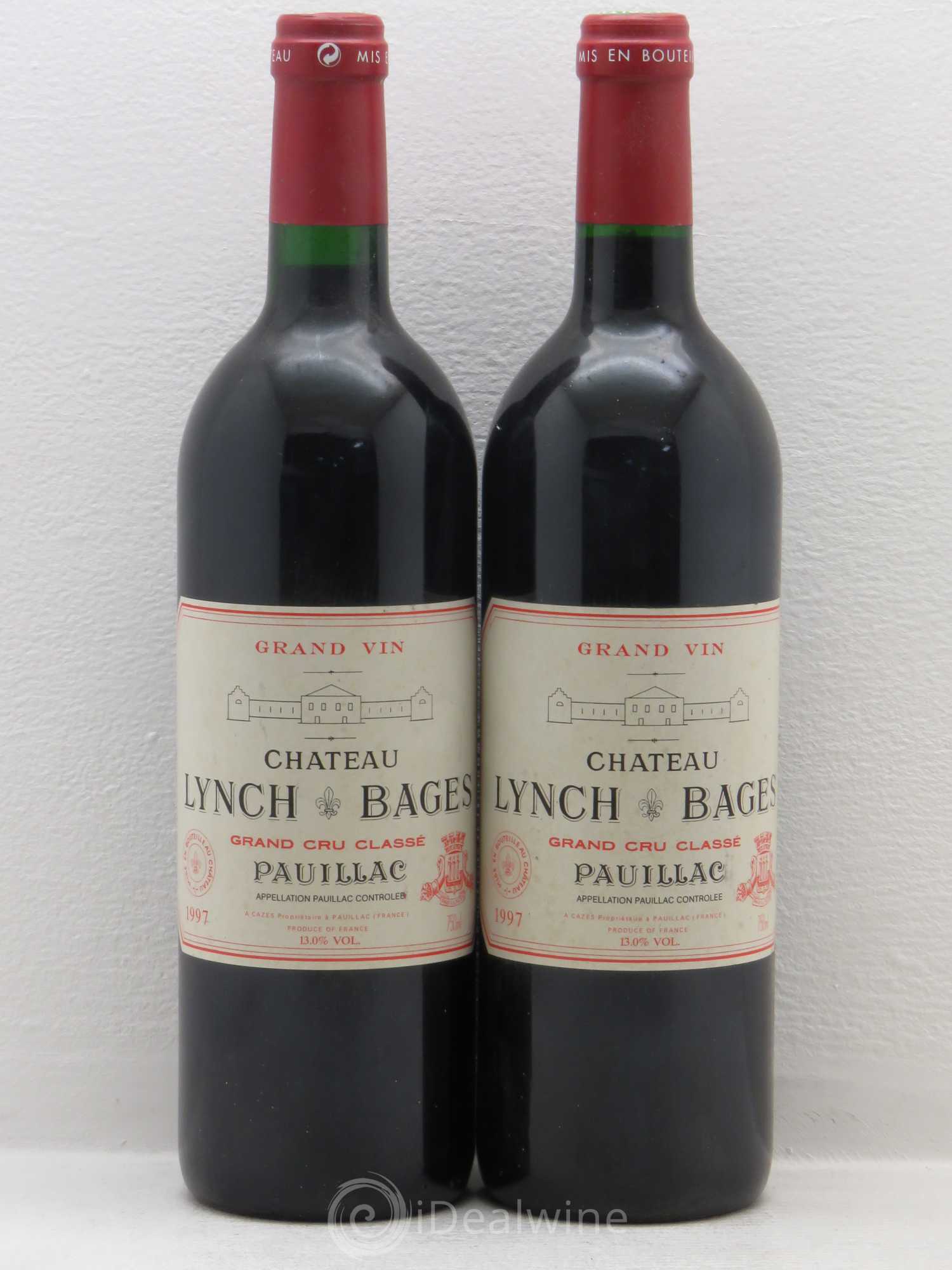 Château Lynch Bages 5ème Grand Cru Classé 1997 - Lot de 2 bouteilles - 0