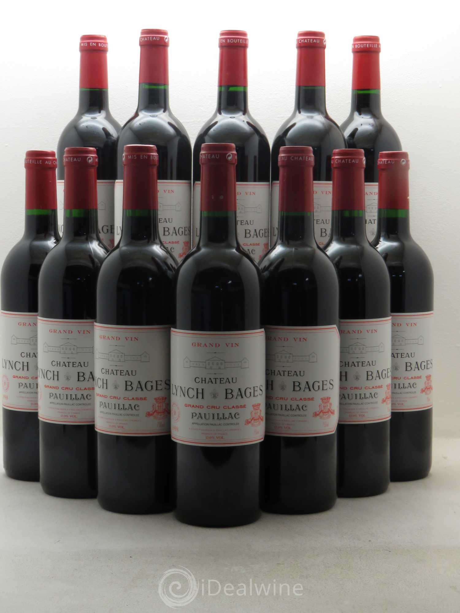 Château Lynch Bages 5ème Grand Cru Classé 1998 - Lot de 12 bouteilles - 0