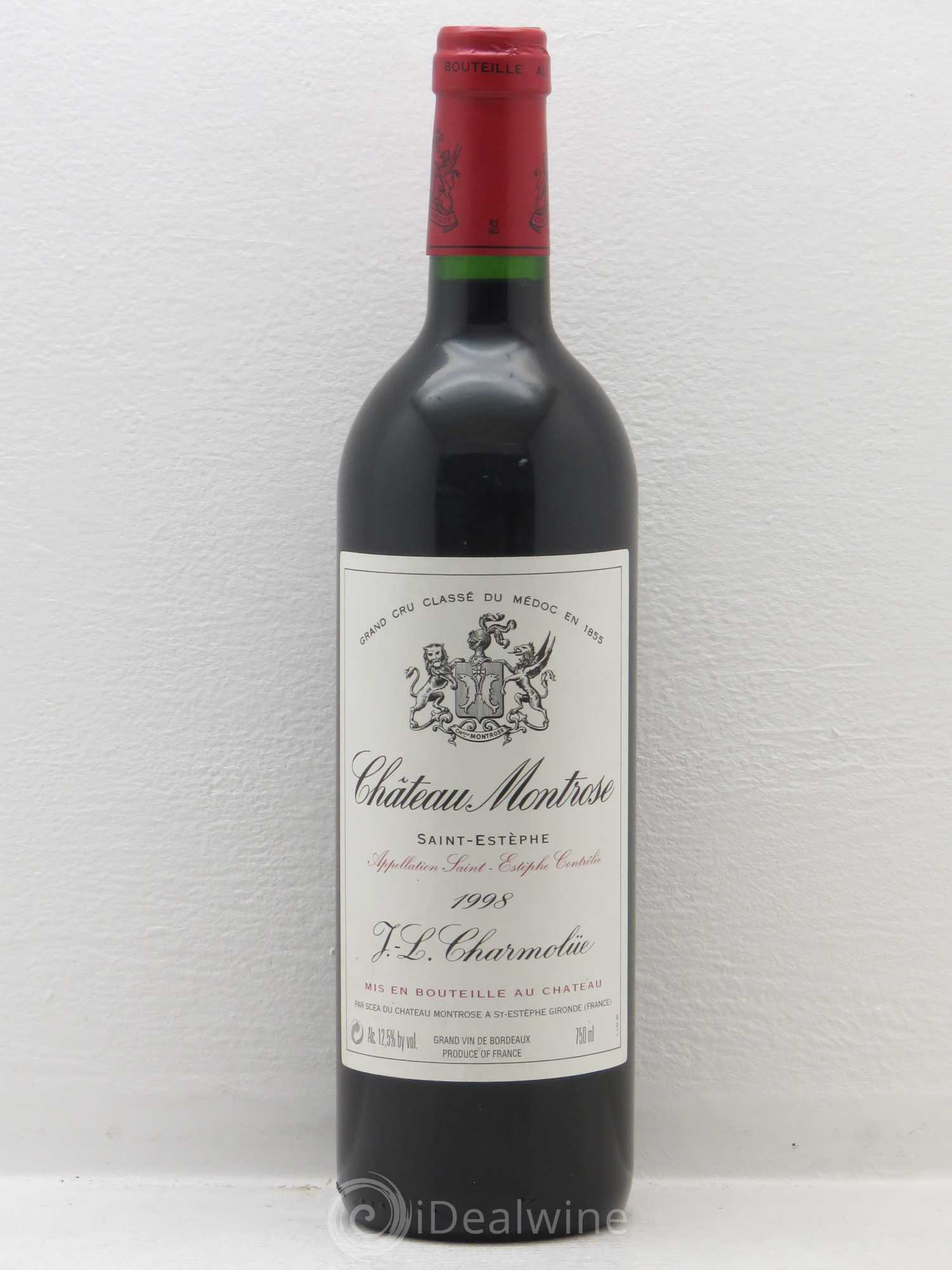 Château Montrose 2ème Grand Cru Classé 1998 - Lot de 1 bouteille - 0