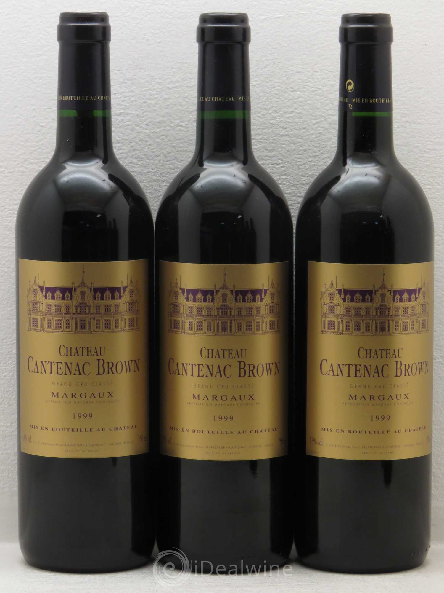 Château Cantenac Brown 3ème Grand Cru Classé 1999 - Lot de 6 bouteilles - 2