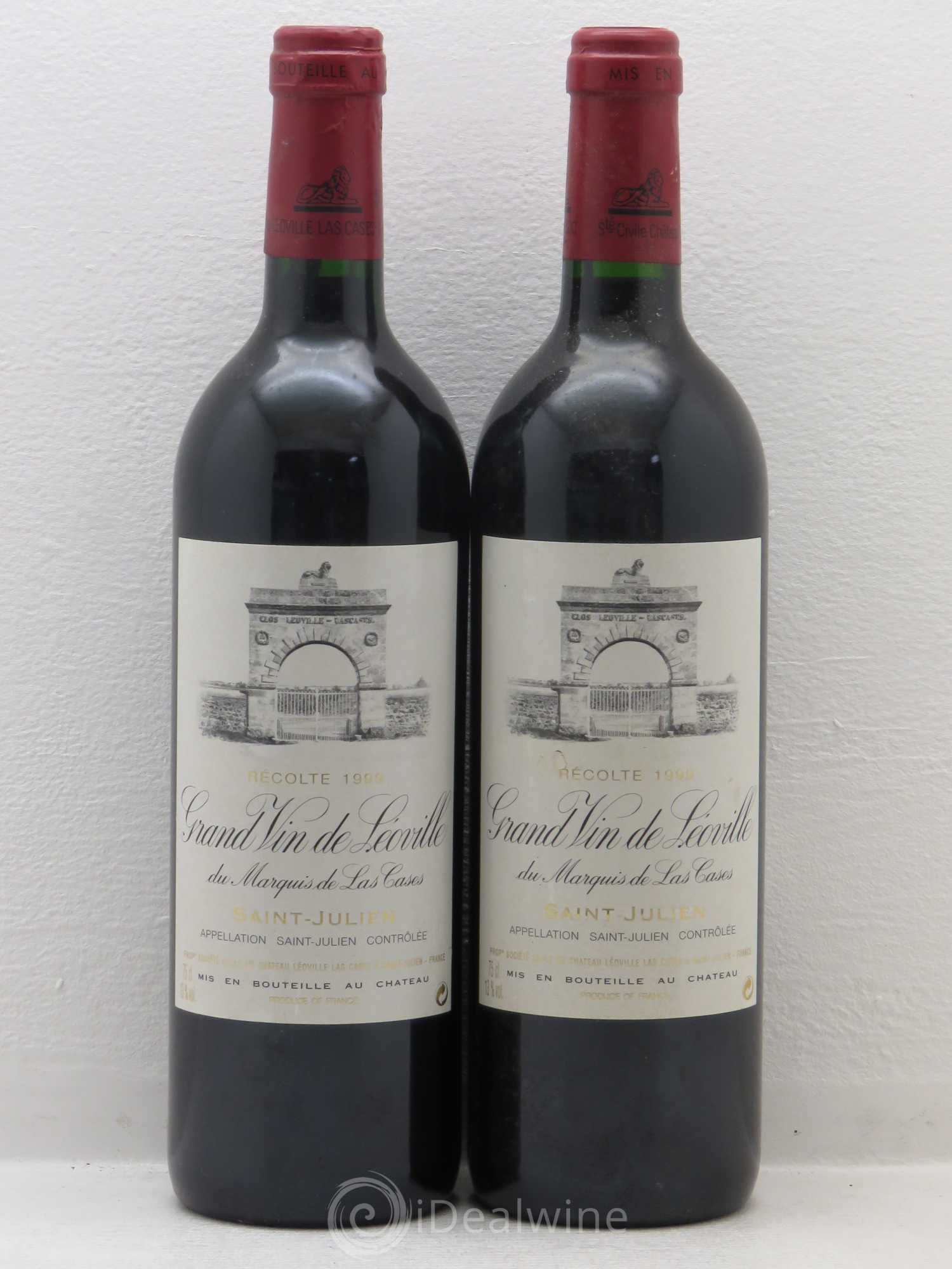 Château Léoville Las Cases 2ème Grand Cru Classé 1999 - Lot de 2 bouteilles - 0