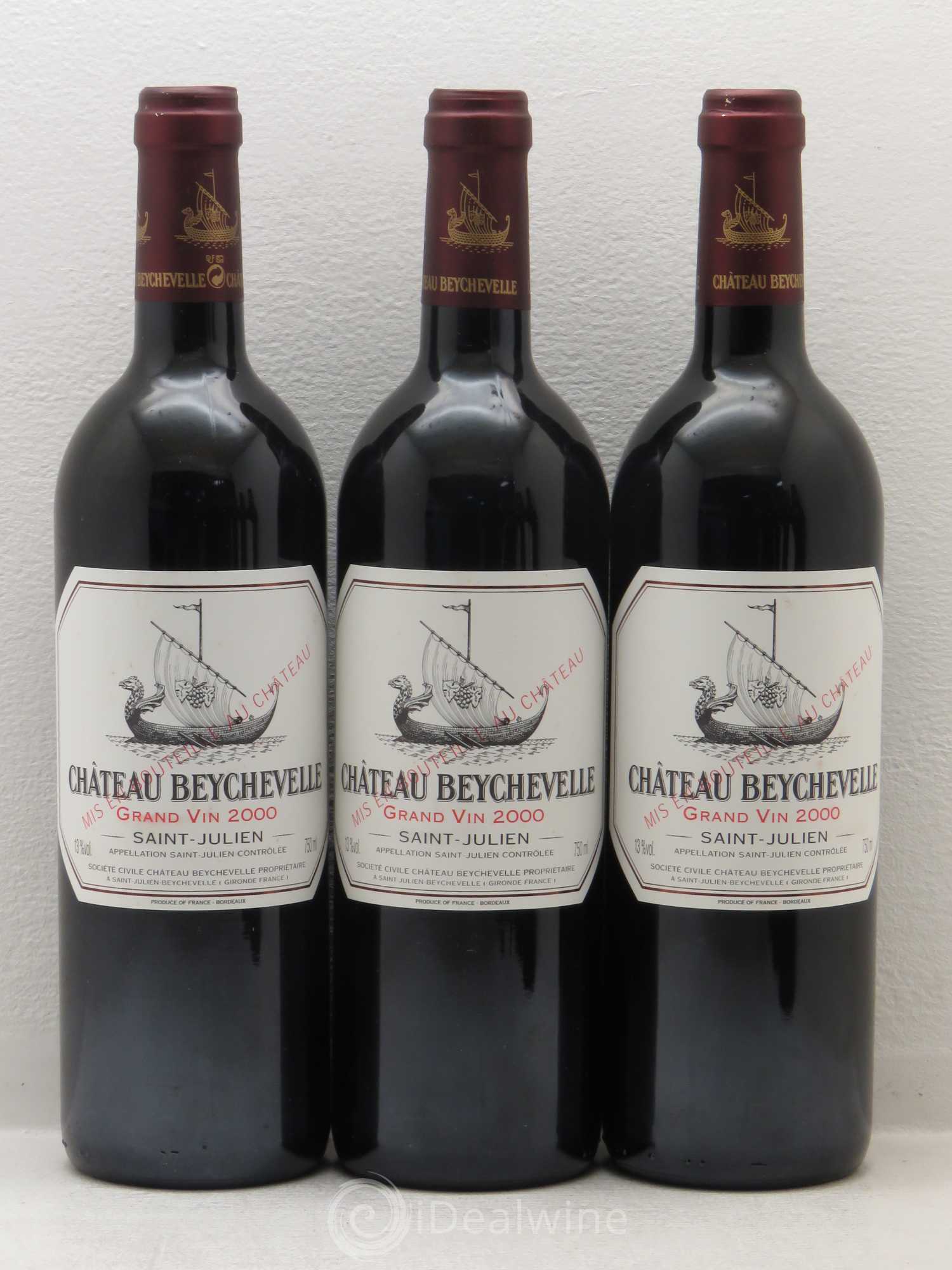 Château Beychevelle 4ème Grand Cru Classé 2000 - Lot de 6 bouteilles - 2