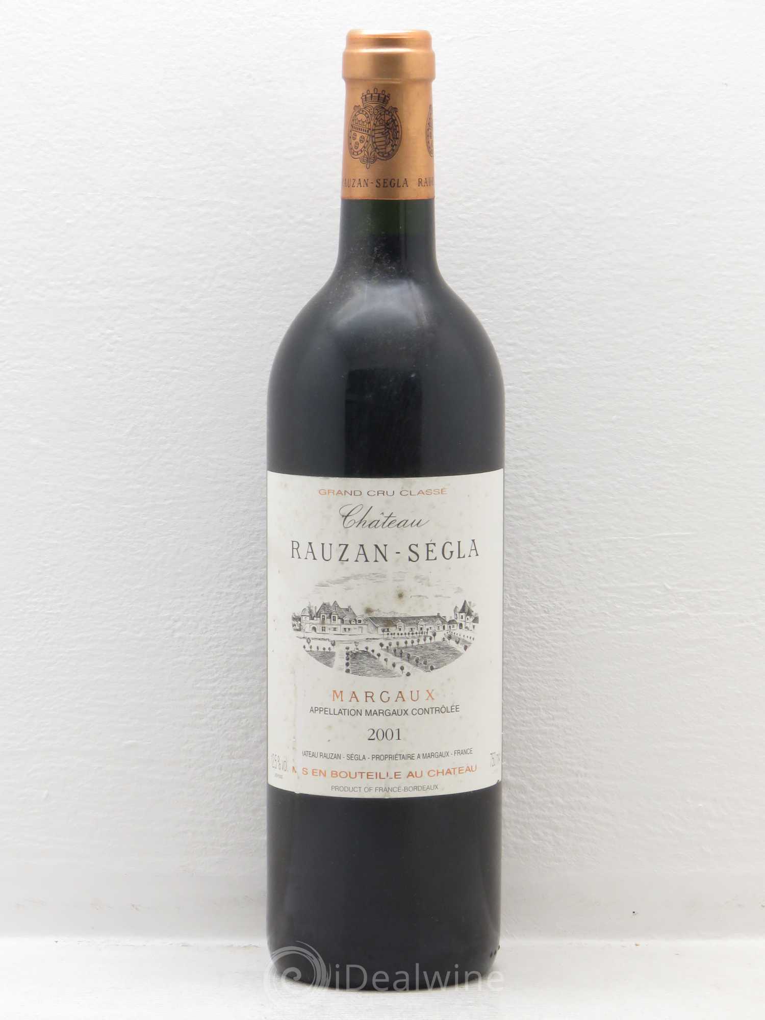 Château Rauzan Ségla Grand Cru Classé 2001 - Lot de 1 bouteille - 0