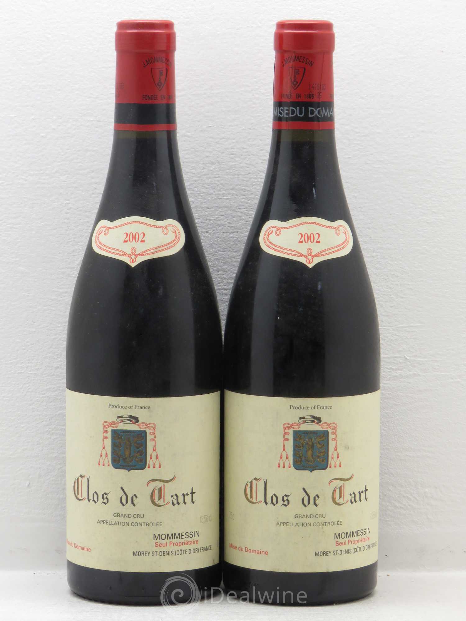 Clos de Tart Grand Cru Clos de Tart 2002 - Lot de 2 bouteilles - 0