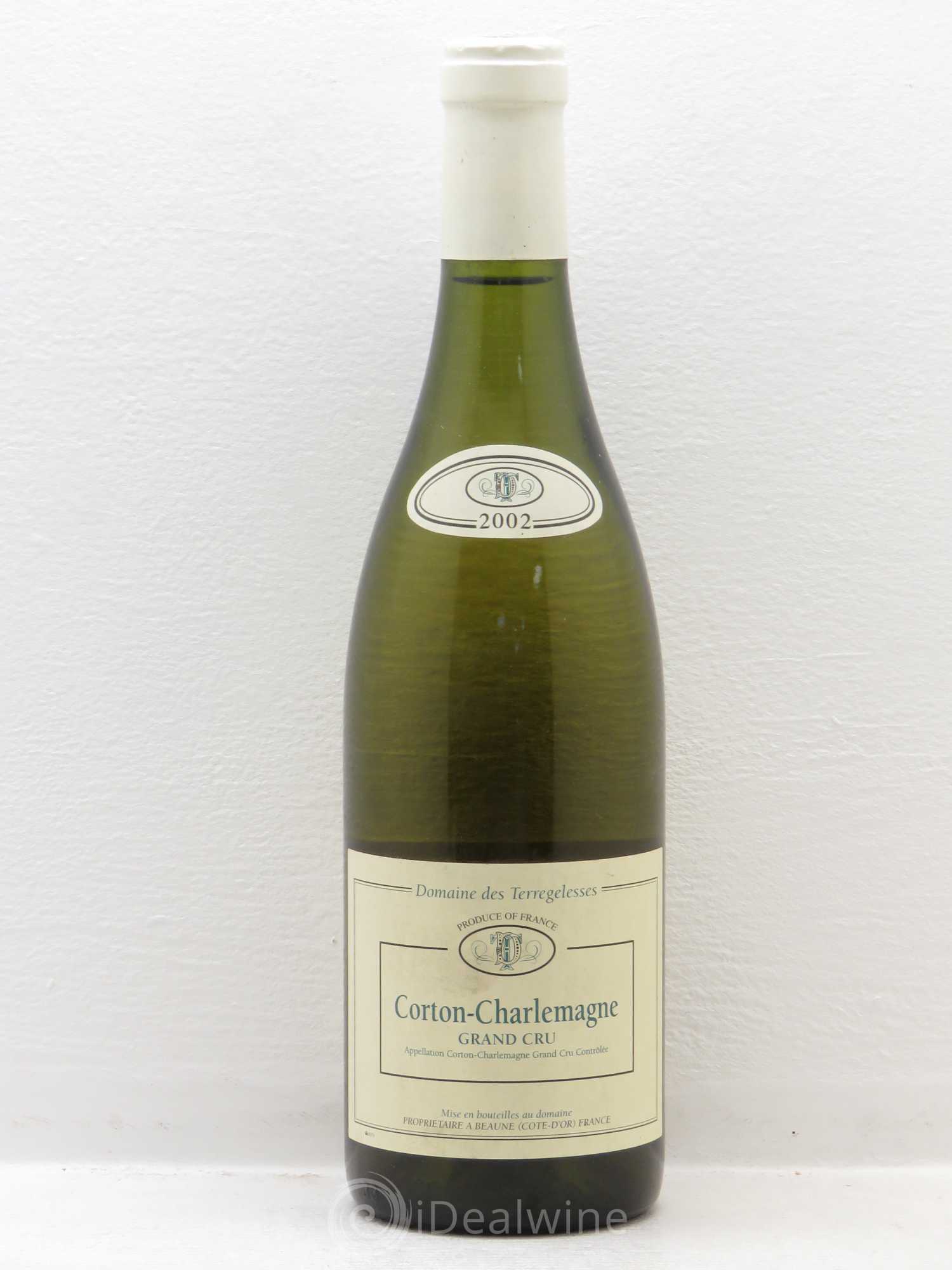 Corton-Charlemagne Grand Cru Terregelesses 2002 - Posten von 1 Flasche - 0