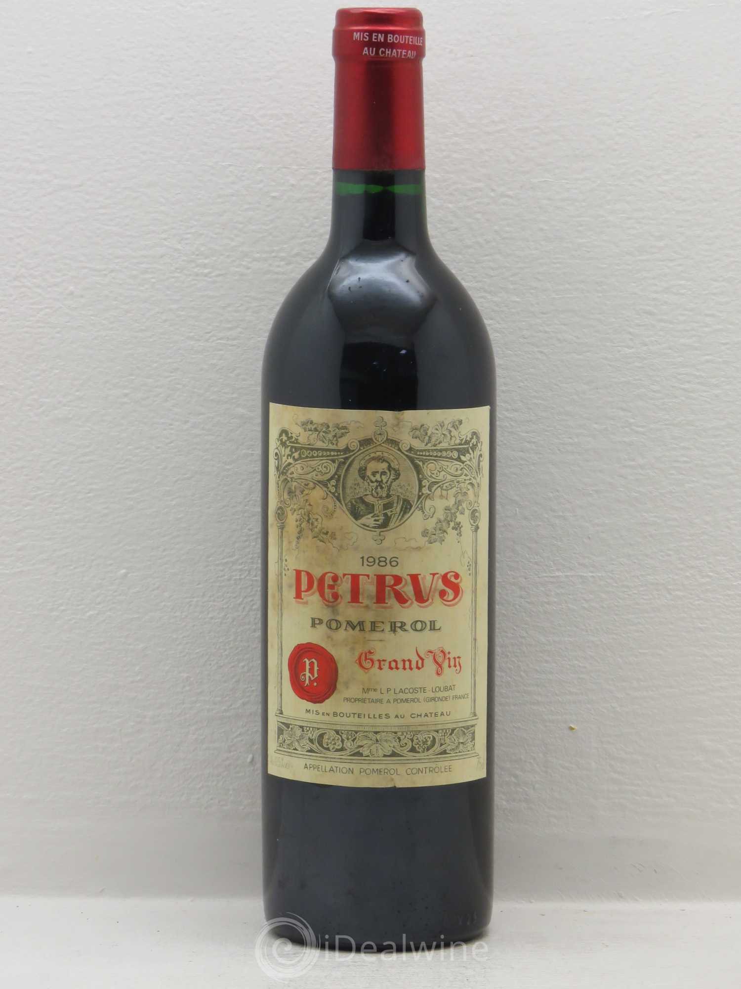 Petrus 1986 - Lot de 1 bouteille - 0
