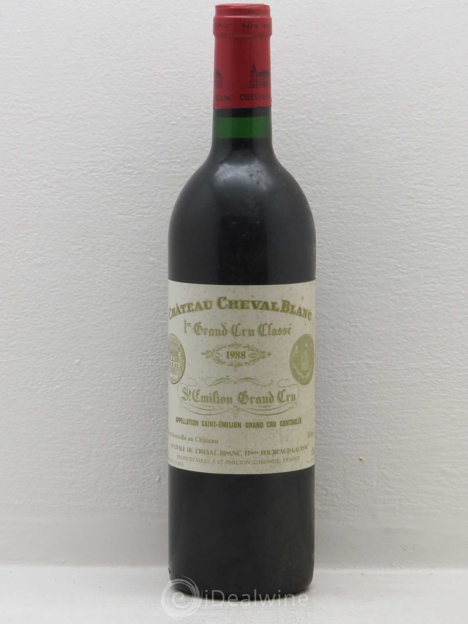 Château Cheval Blanc 1er Grand Cru Classé A 1988 - Lot de 1 bouteille - 0