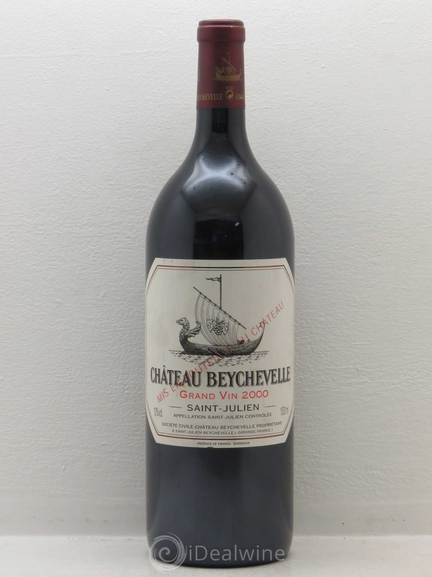 Château Beychevelle 4ème Grand Cru Classé 2000 - Lot de 1 magnum - 0